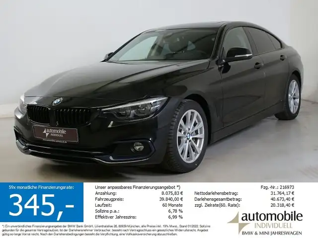 Bmw 440 i Gran Coupé Sport Line LED HuD Navi AHK HIFI