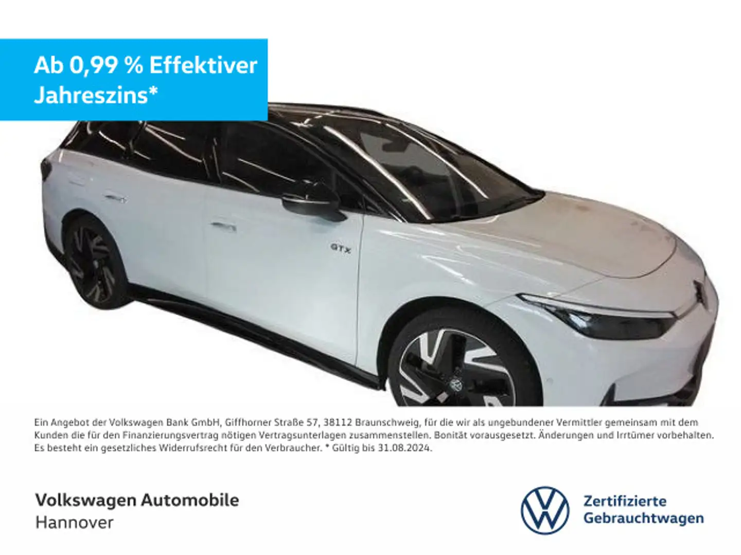 Volkswagen ID.7 Tourer GTX Navi Pano AHK LED ACC PDC Weiß - 1