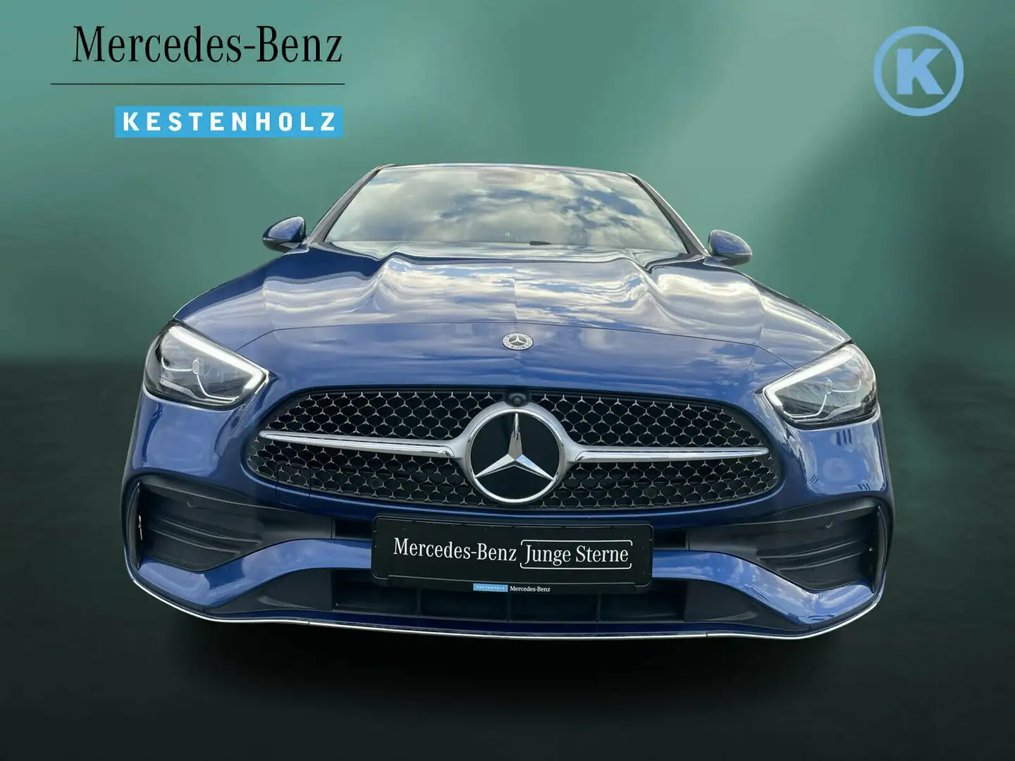 Mercedes-Benz C 200 C 200 AMG+DISTRO+360°+LENKHZ+AMBI+MEMORY+TWA+DWA Blau - 2