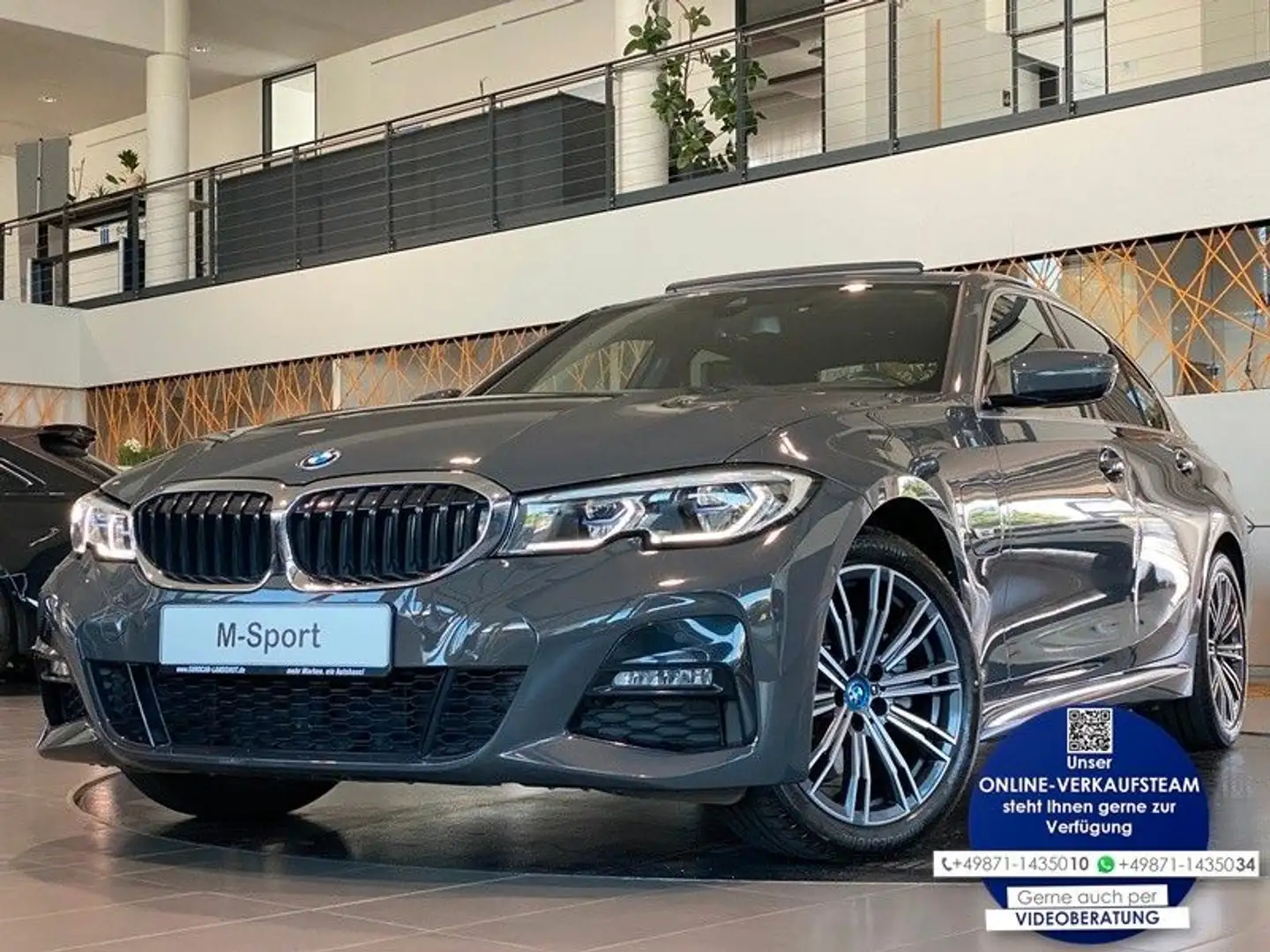 BMW 320 e Lim. M-Sport CockpitProf. Laser eGSD AHK Grau - 1