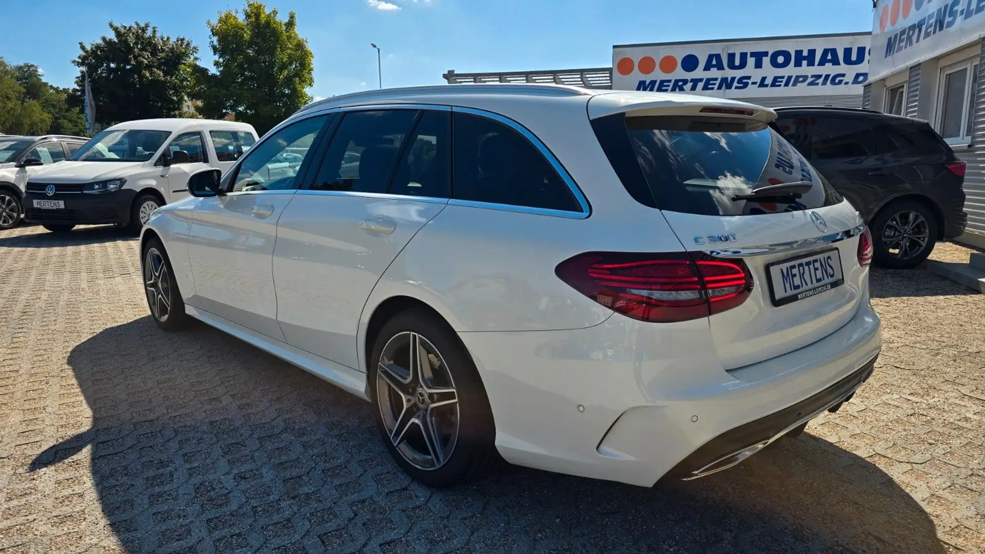 Mercedes-Benz C 300 4M AMG LED Android Apple Distr. Pano Mbeam Weiß - 2