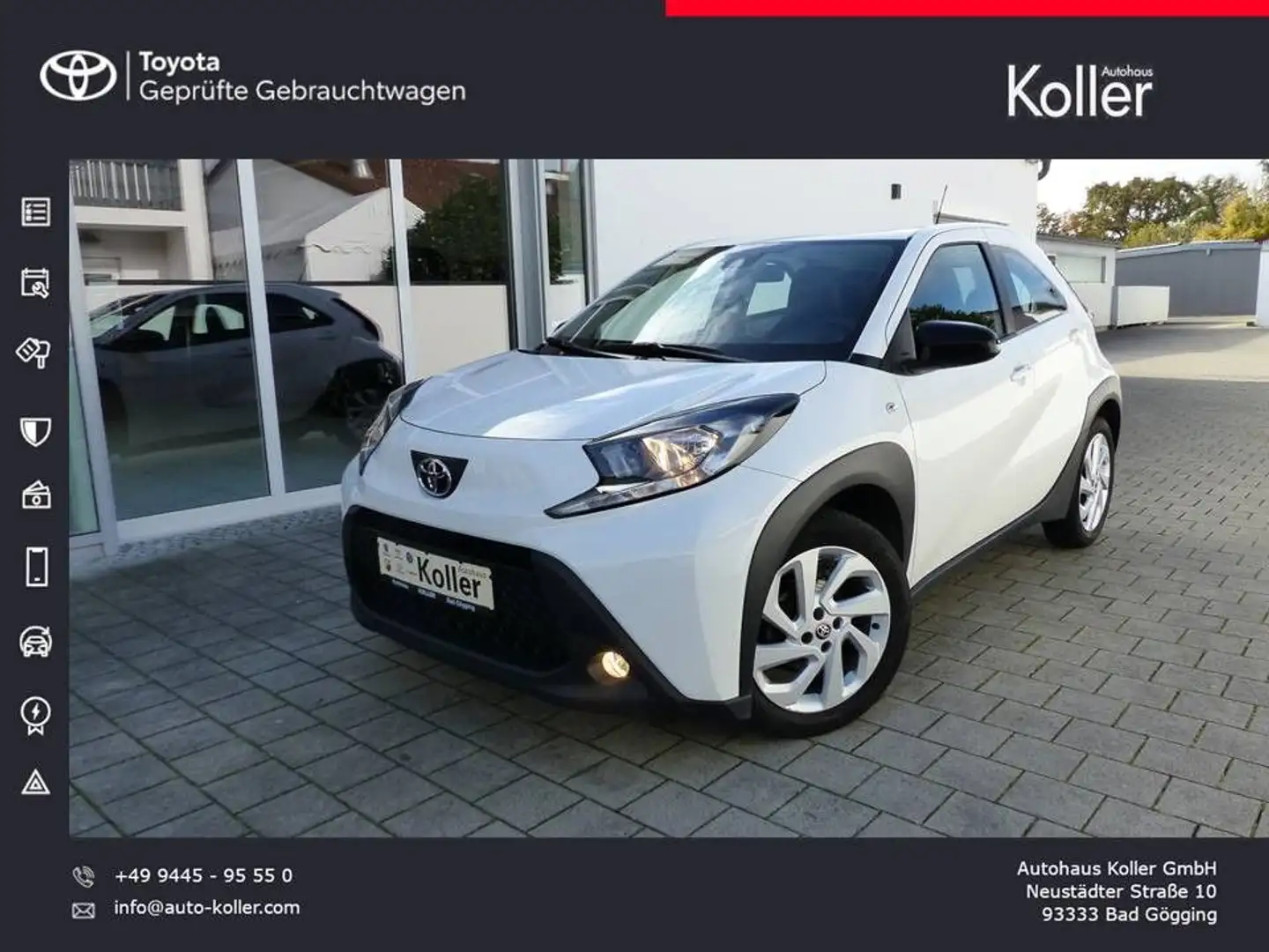 Toyota Aygo X 1.0 Play + Tech- & Komfortpaket SHZ Alu Weiß - 1