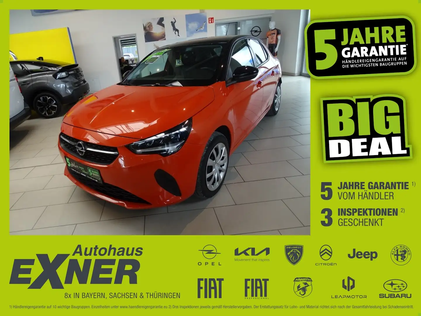 Opel Corsa-e EDITION *11kw OBC*Sitzheiz.*LED* Orange - 1