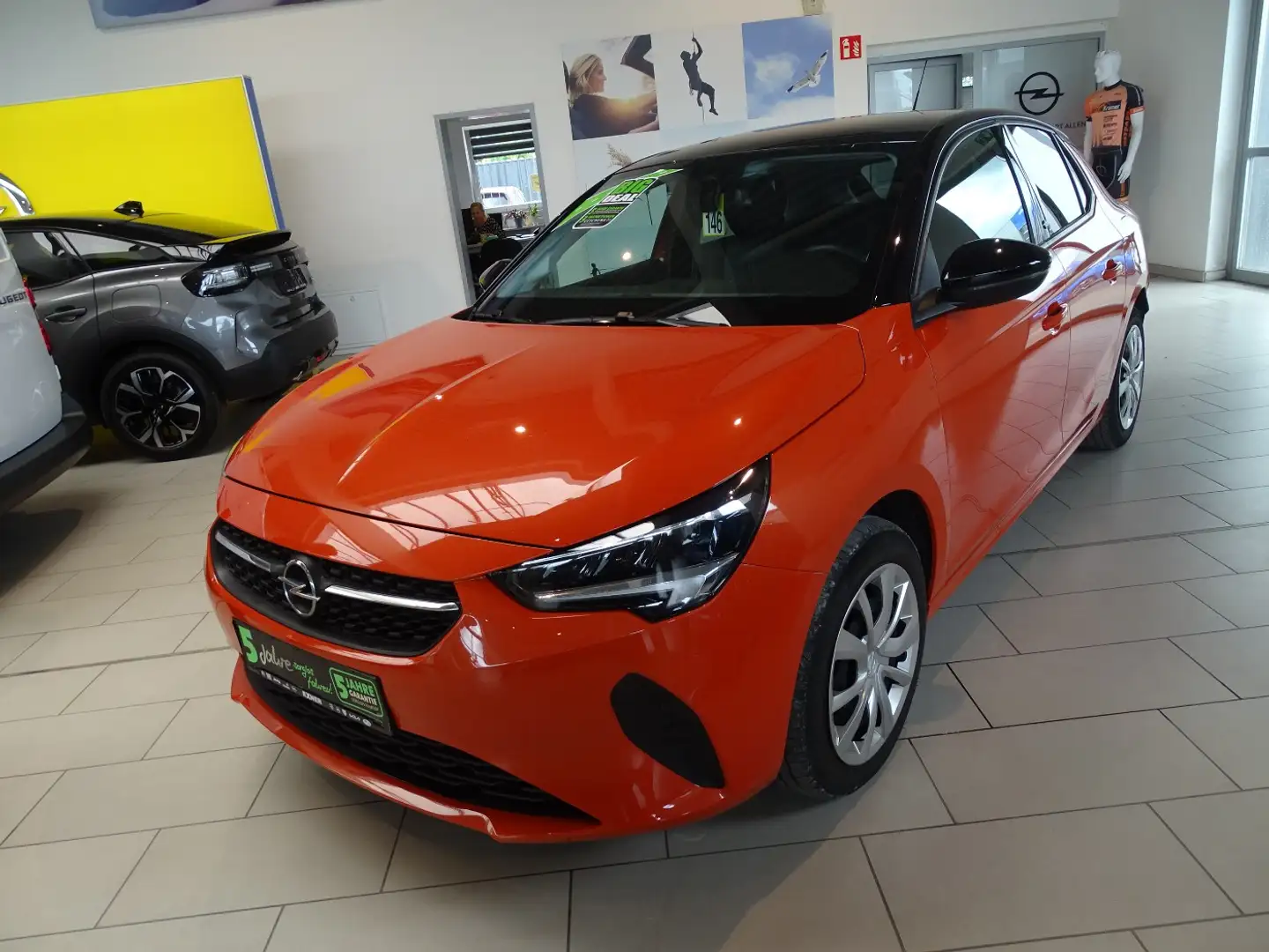 Opel Corsa-e EDITION *11kw OBC*Sitzheiz.*LED* Orange - 2