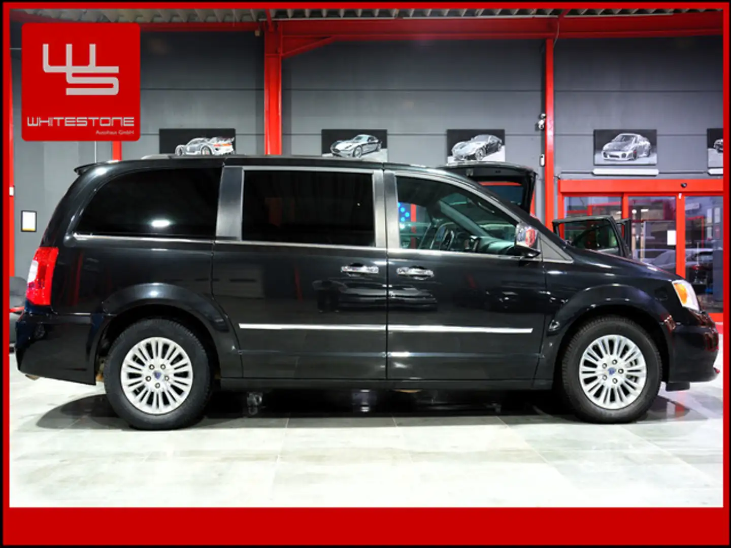 Lancia Voyager S Aut / Leder / AHK / R.-Cam / el.Türen Schwarz - 2