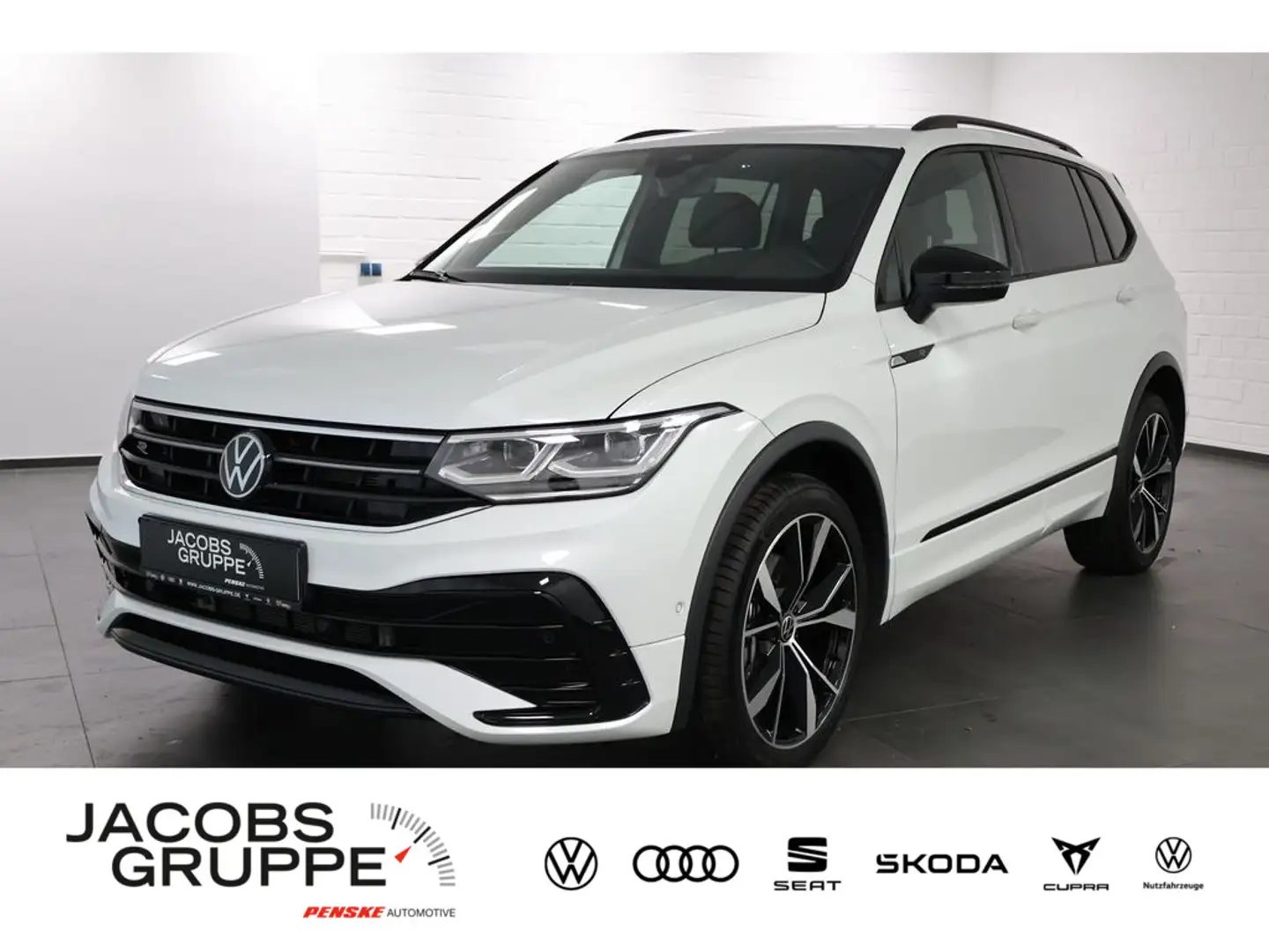 Volkswagen Tiguan Allspace 2.0 TDI 4M R-Line "Black Style" Weiß - 1