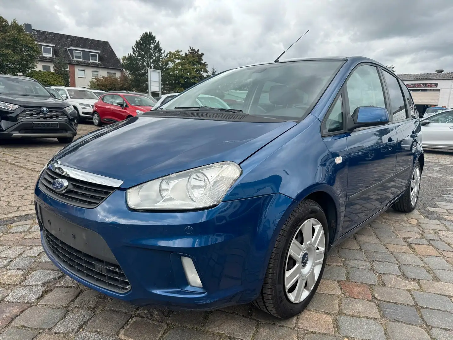 Ford C-Max 1.6B  Style*TÜV & Service NEU *1.Hand *AHK Blau - 1