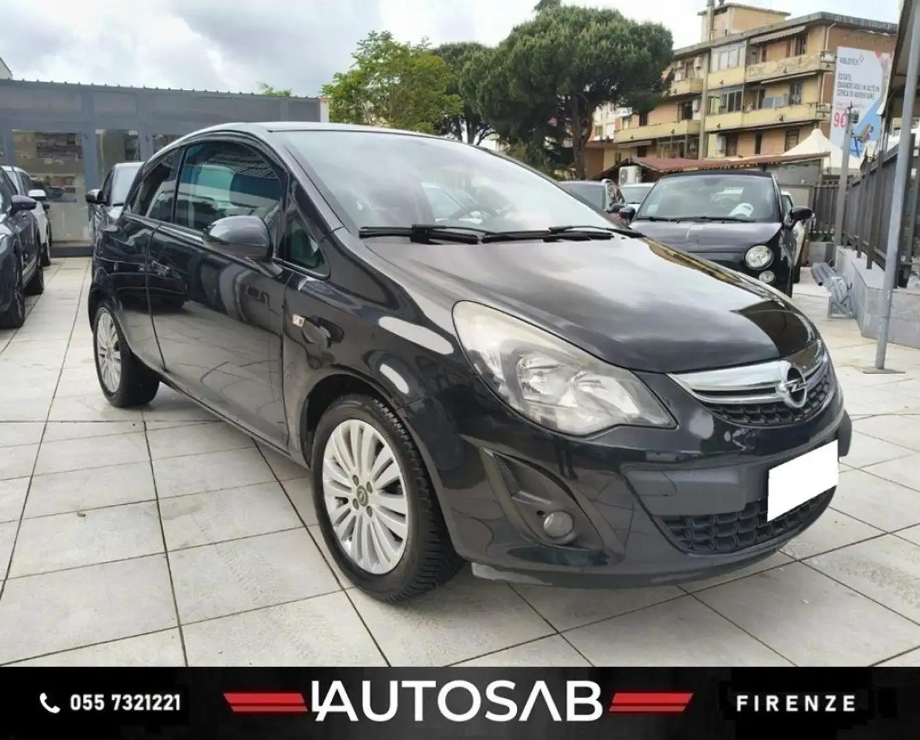 Opel Corsa 1.2 GPL TECH 85 Cv Ecotec Pelle Zwart - 1
