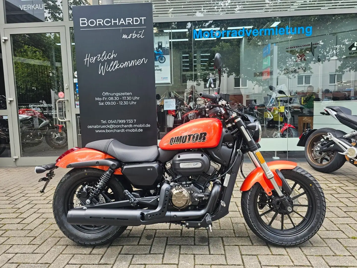 QJ Motor SRV12 V2 Motor! ABS, 3 Jahre Garantie, 15 PS Orange - 1