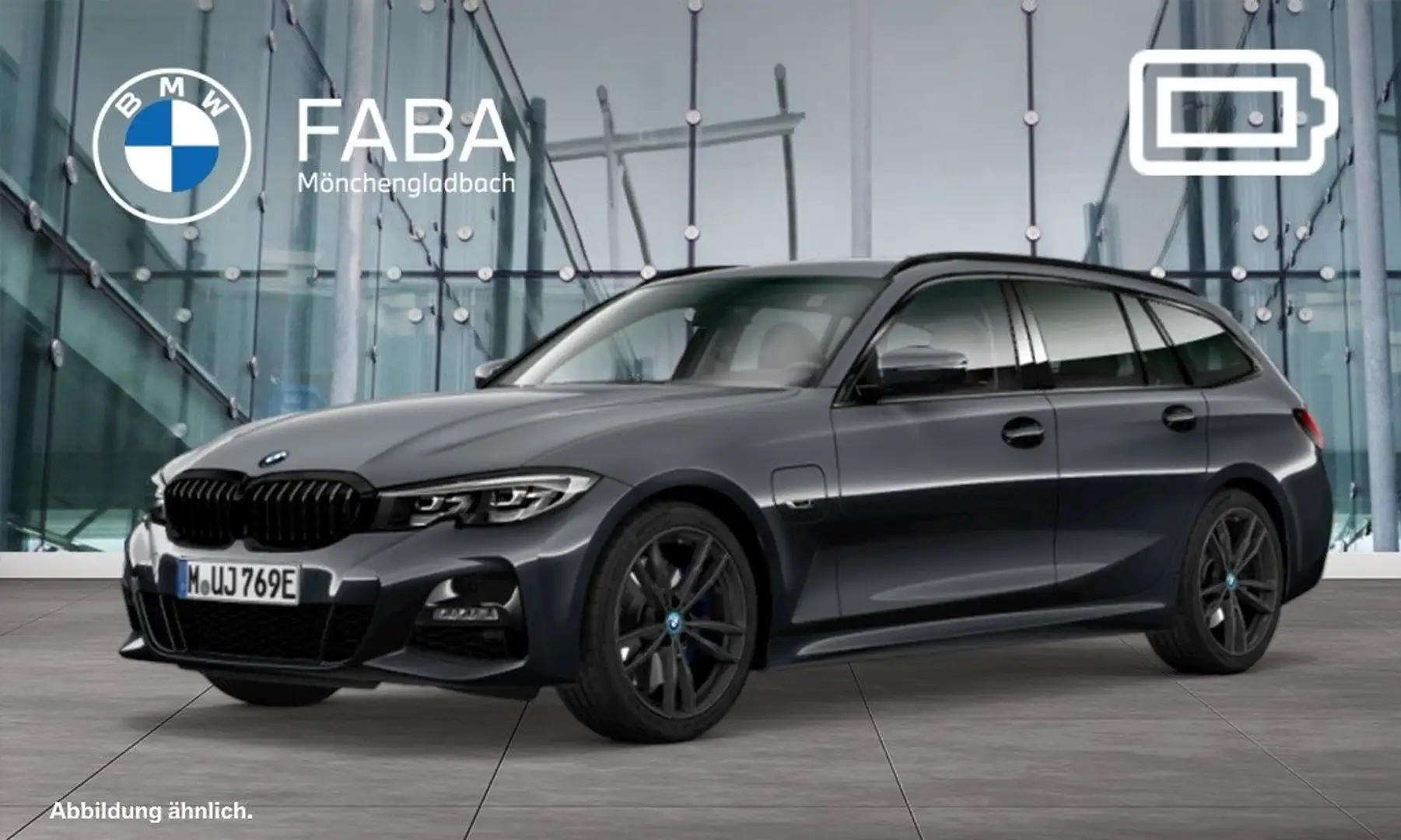 BMW 330 e Touring M Sport HiFi DAB WLAN Tempomat Shz Grau - 1