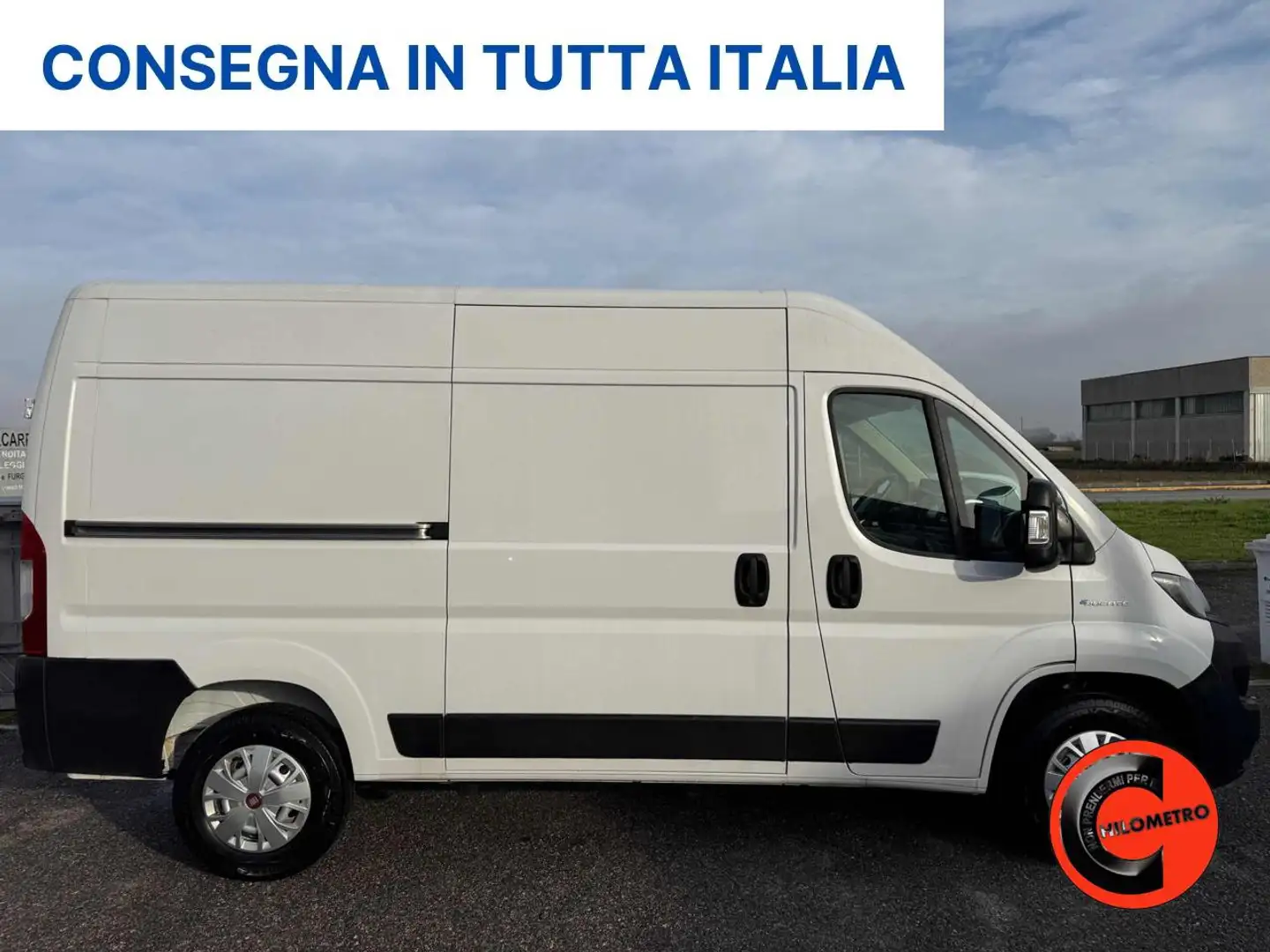 Fiat Ducato 35 122CV 47kWh(PM-TM-L2H2)FURGONE ELETTRICO-KM 470 Wit - 2