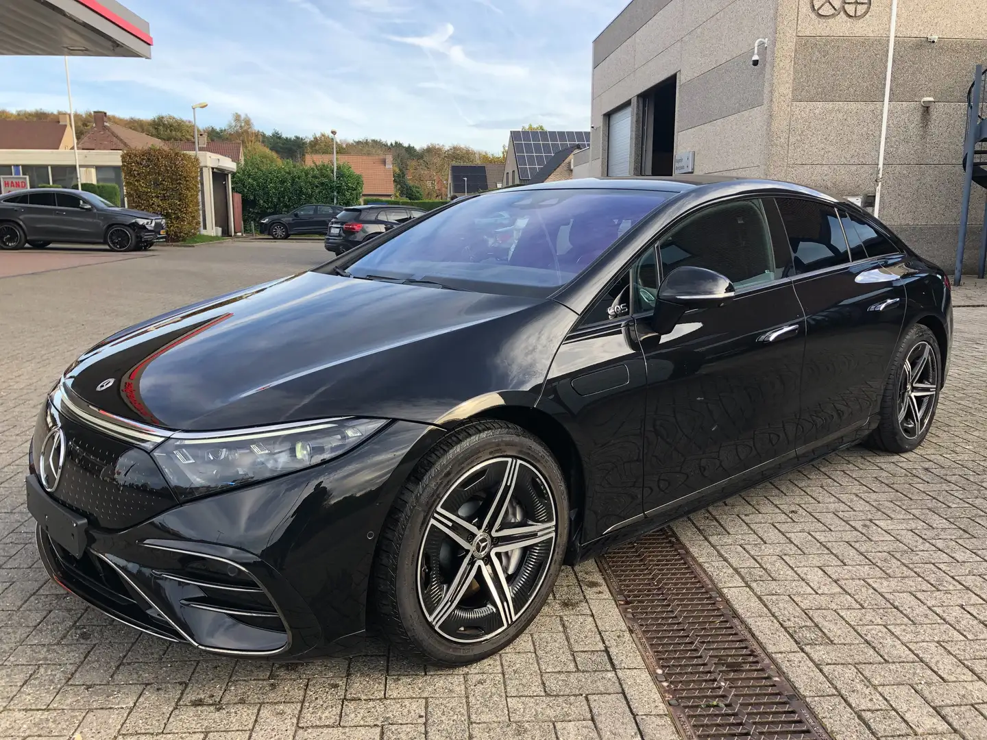 Mercedes-Benz EQS EQS 450+ AMG Line, Burmester,Pano dak, trekhaak Zwart - 1