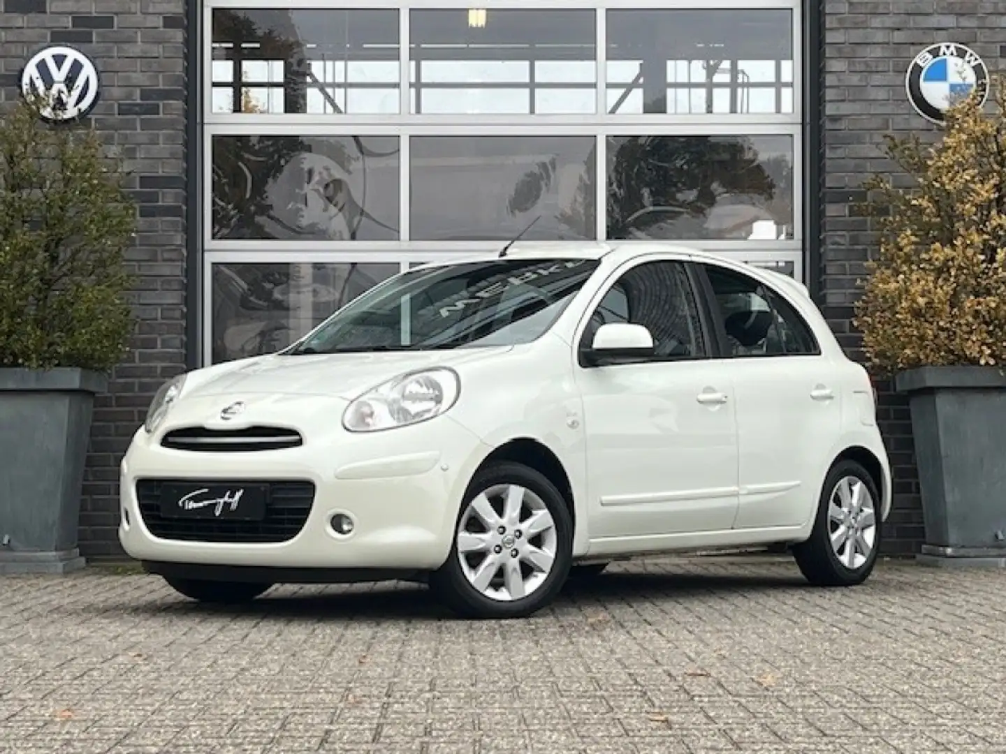 Nissan Micra 1.2 DIG-S 5DRS. CLIMA - NAVI - CRUISE - PDC ORG. N Wit - 1
