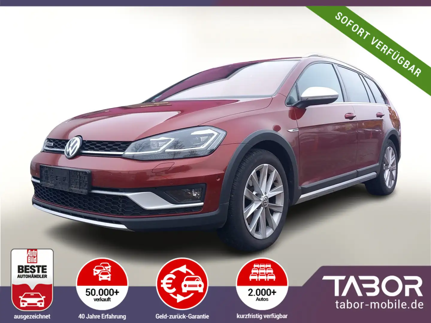 Volkswagen Golf VII Alltrack 2.0 TDI 150 DSG 4M Pano ACC Rot - 1