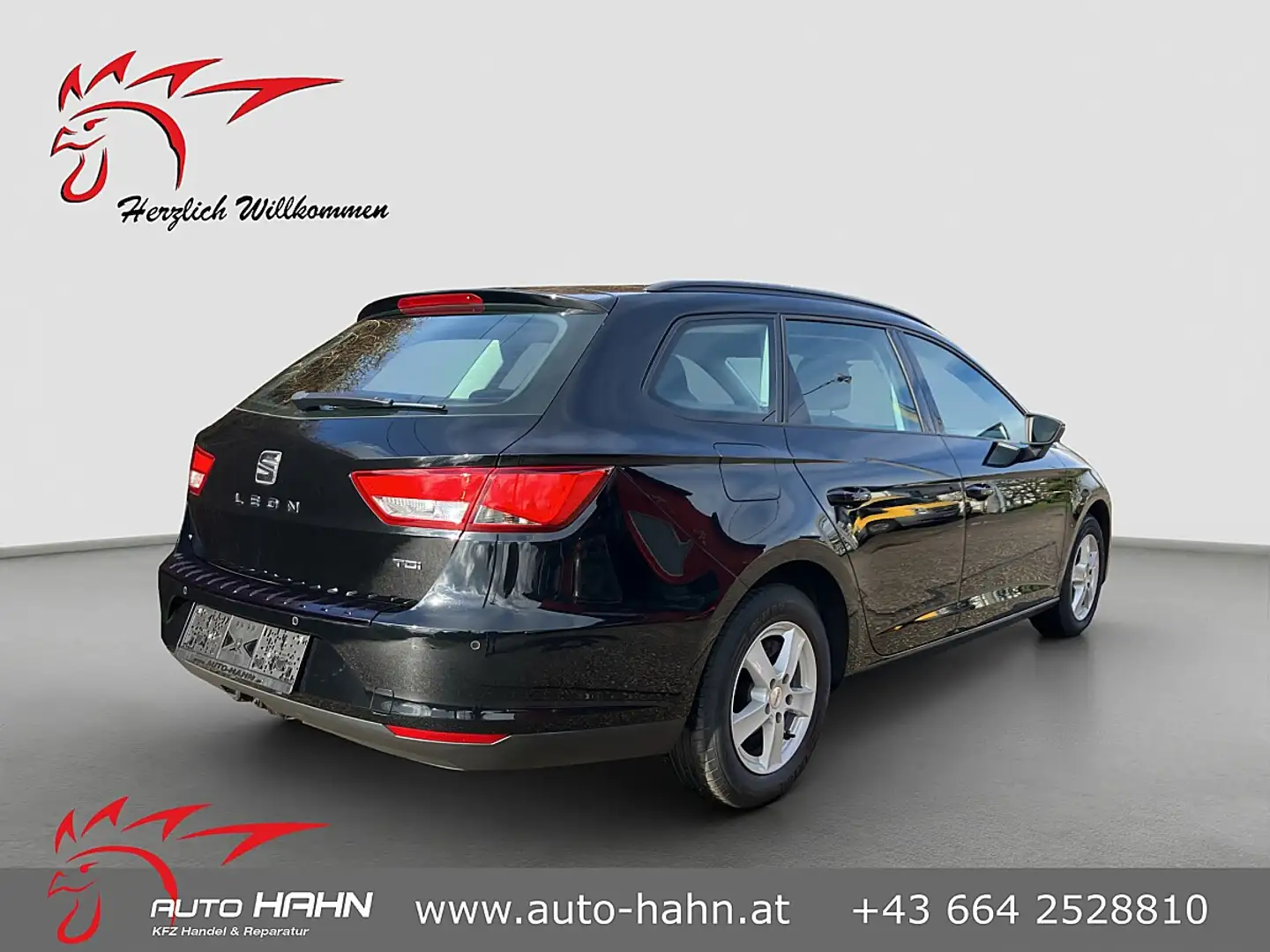 SEAT Leon ST Business 1,6 TDI  Navi/AHK/Servicegepflegt Schwarz - 2