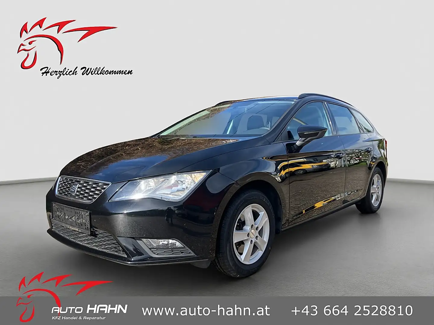 SEAT Leon ST Business 1,6 TDI  Navi/AHK/Servicegepflegt Schwarz - 1