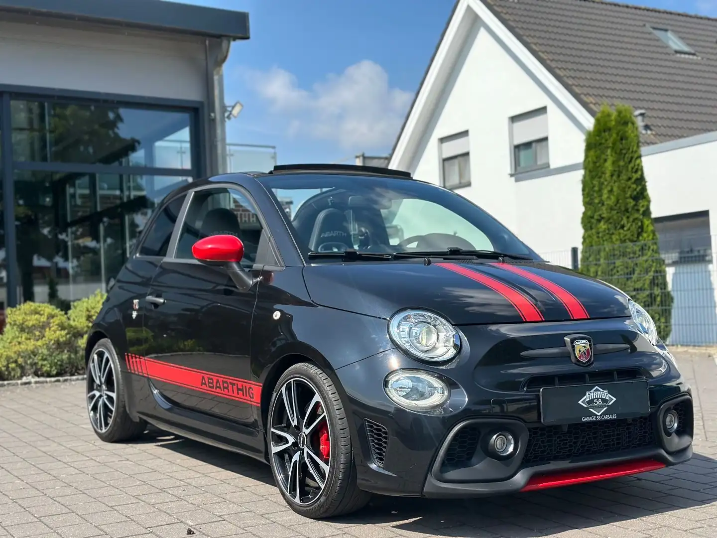 Abarth 595C Competizione/Cabrio/Beats/LED/UConnect/SHZ Schwarz - 1