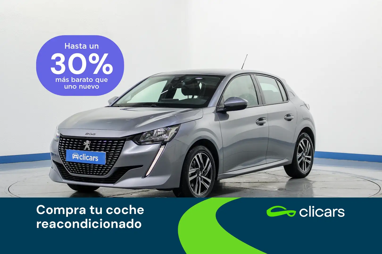 Peugeot 208 1.2 Puretech S&S Allure 100 Серебристый - 1