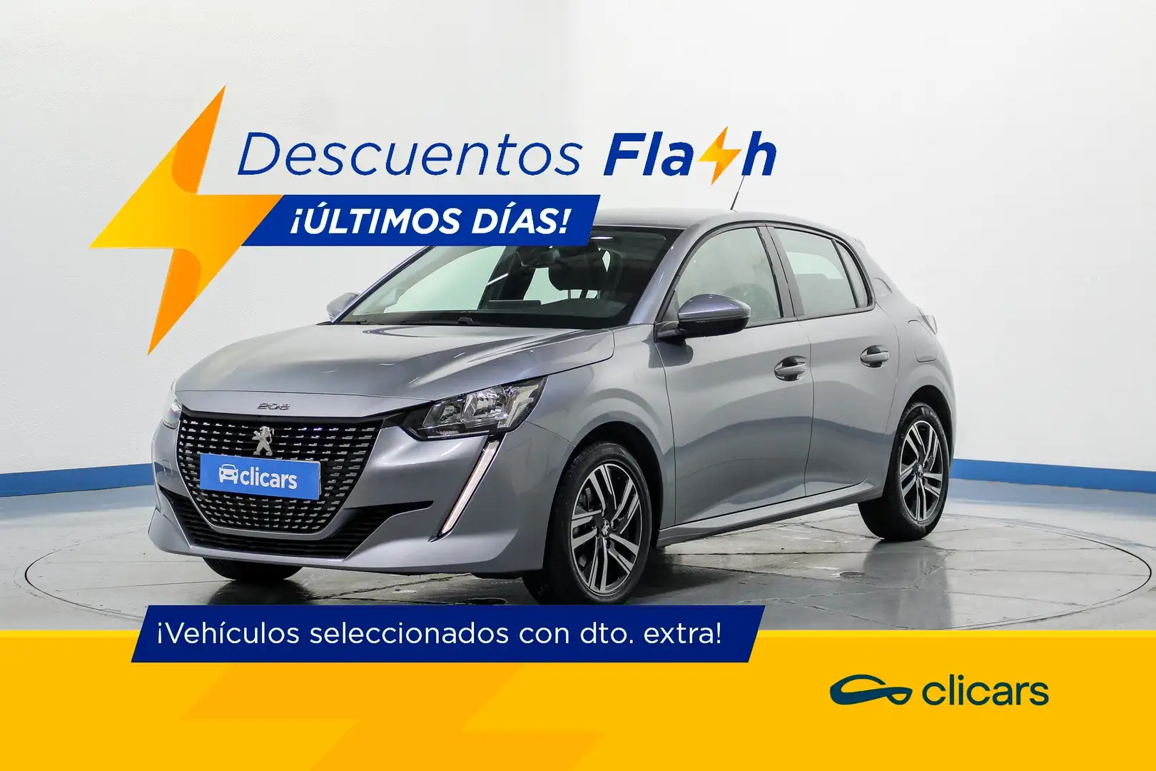 Peugeot 208 1.2 Puretech S&S Allure 100 Plateado - 1