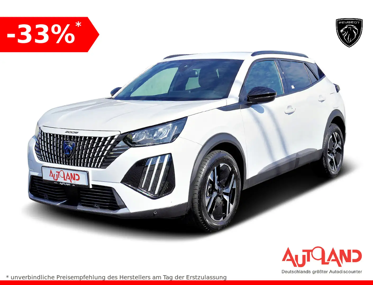 Peugeot 2008 PureTech 130 Aut. LED Navi Kamera Blanco - 1
