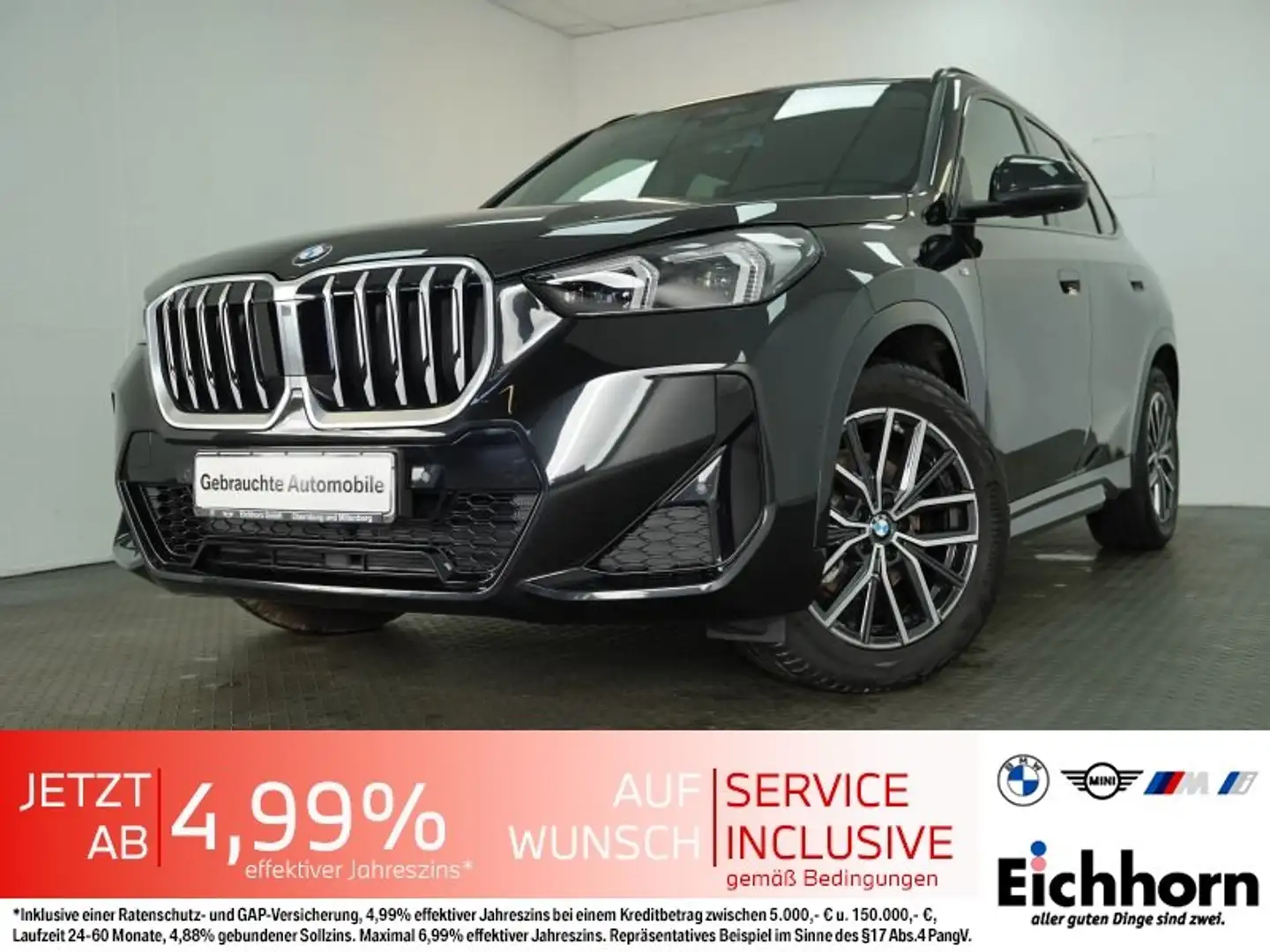 BMW X1 sDrive18d M Sportpaket AHK.ACC.H&K HiFi.NAVI Schwarz - 1