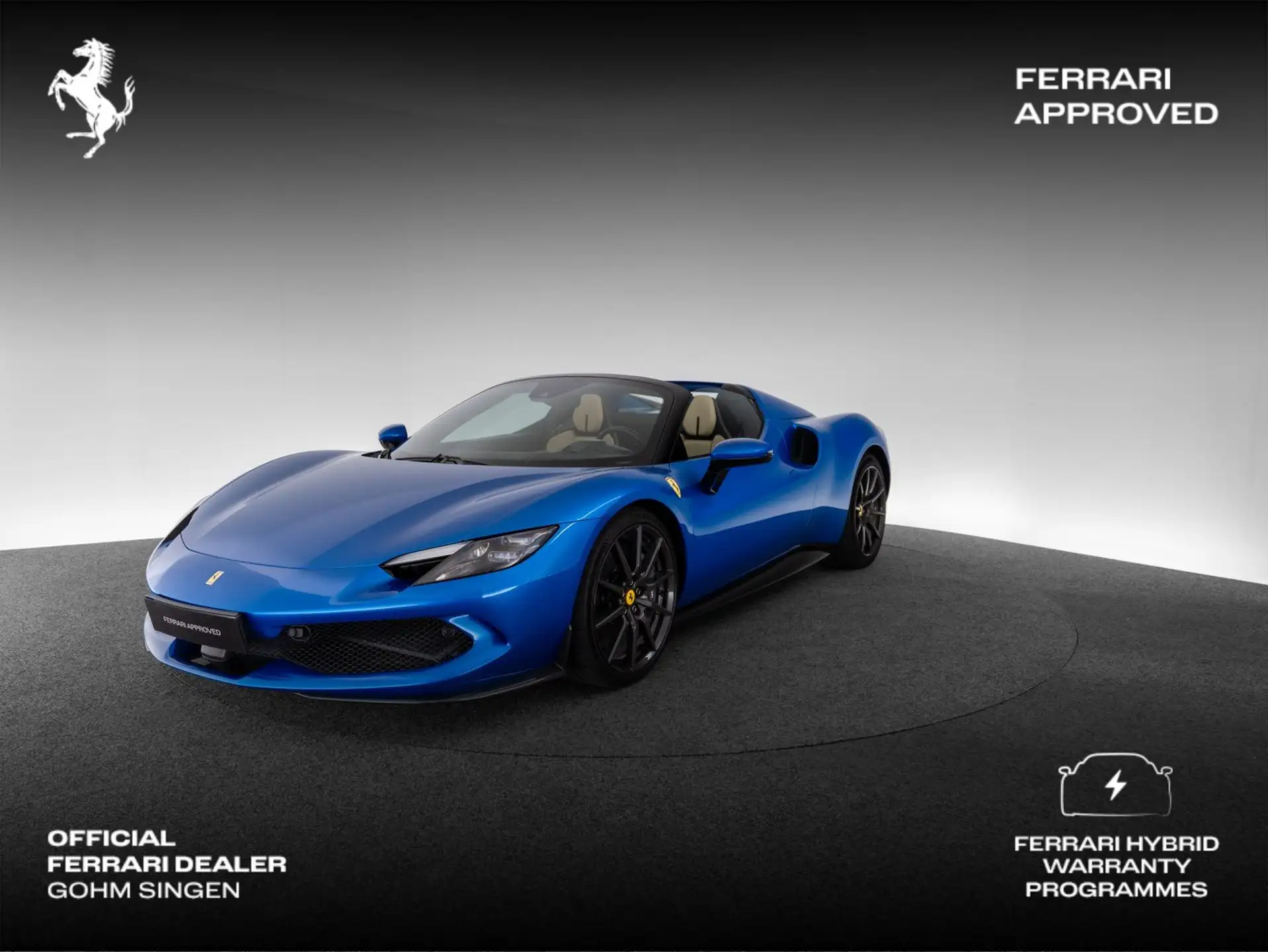 페라리 296 GTS 2024 파랑 사진 1