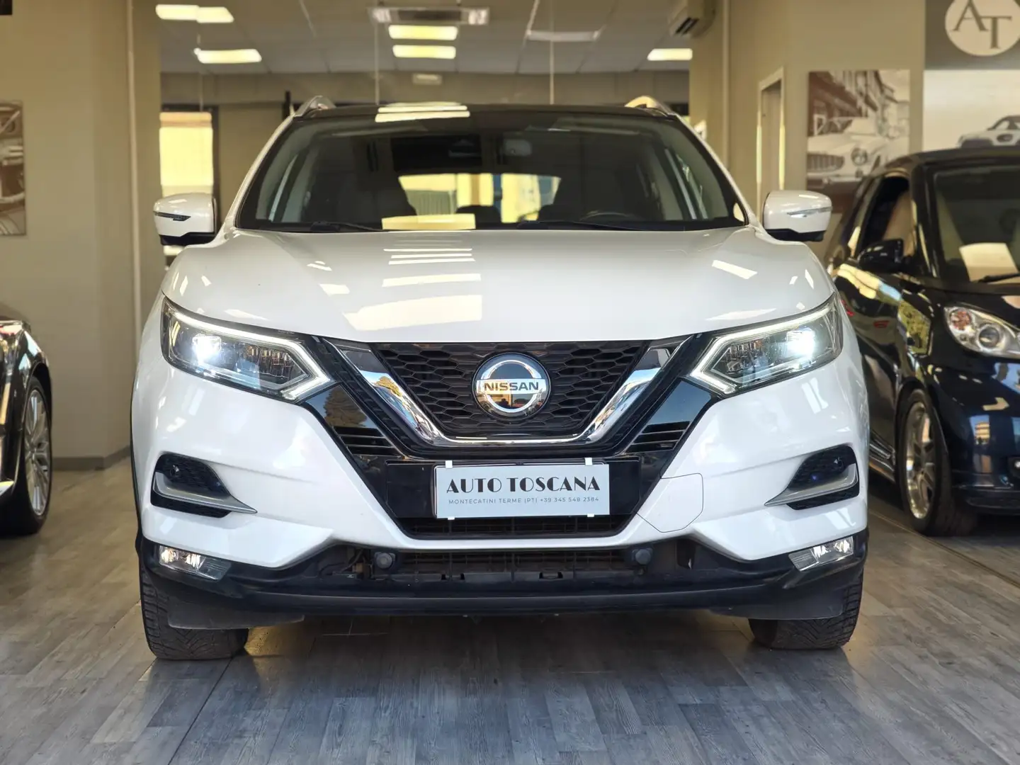 Nissan Qashqai Qashqai II 2017 1.5 dci Tekna+ 115cv Weiß - 2
