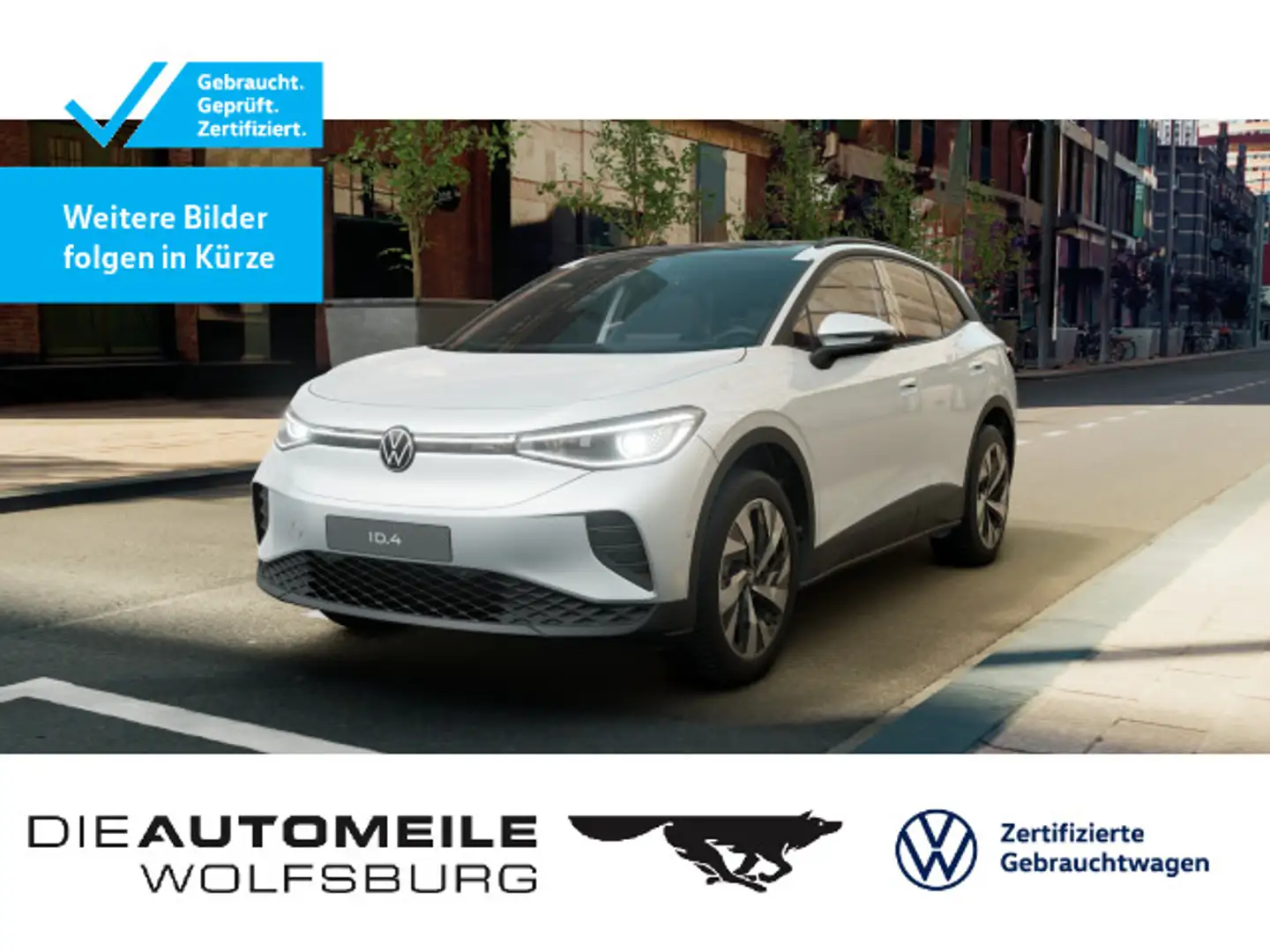 Volkswagen ID.4 Pro Matrix/Pano/AHK/DCC/ACC Weiß - 1