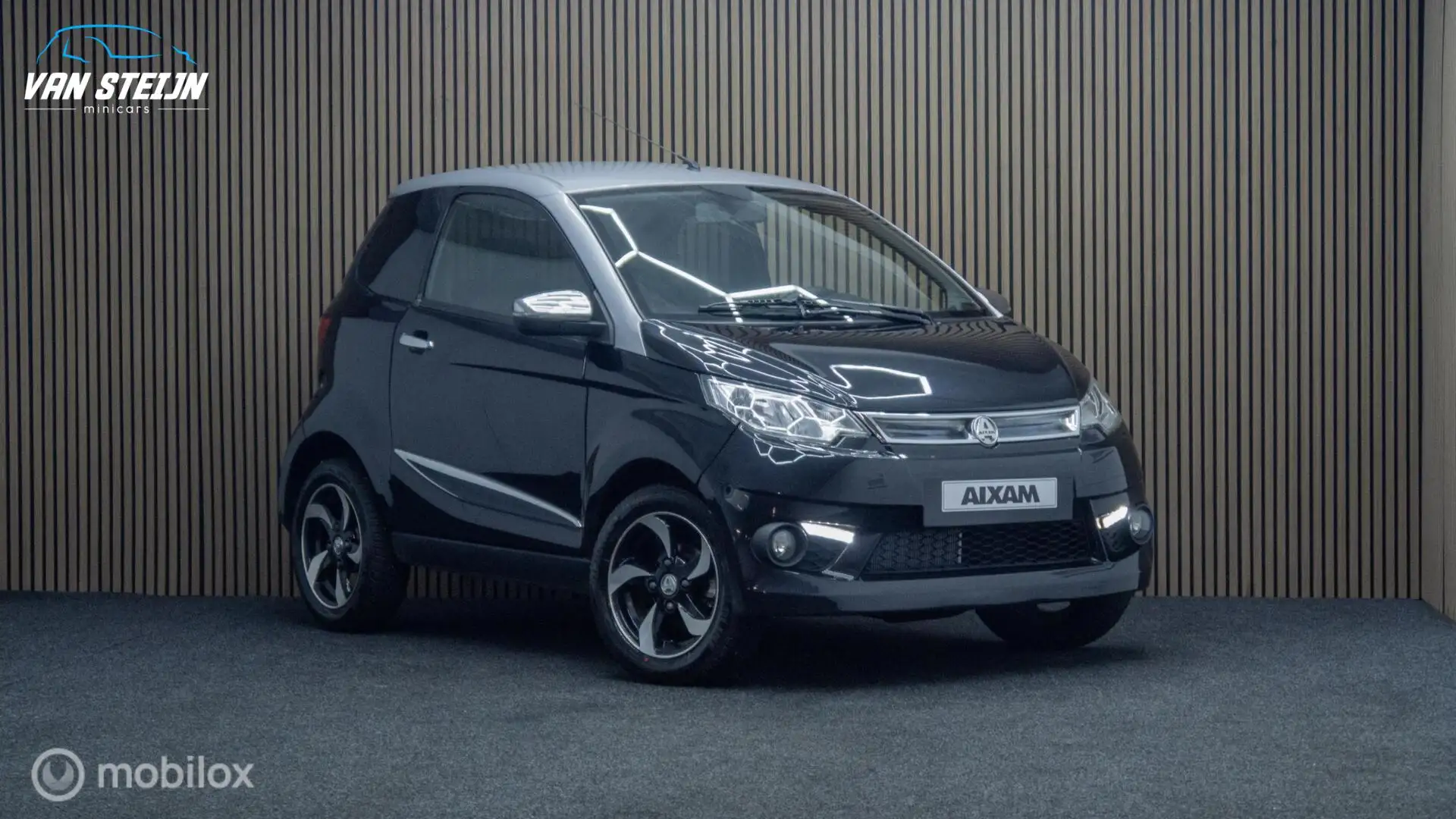 Aixam City Brommobiel Premium |Nieuw Staat|Rijklaar|14dkm Schwarz - 1