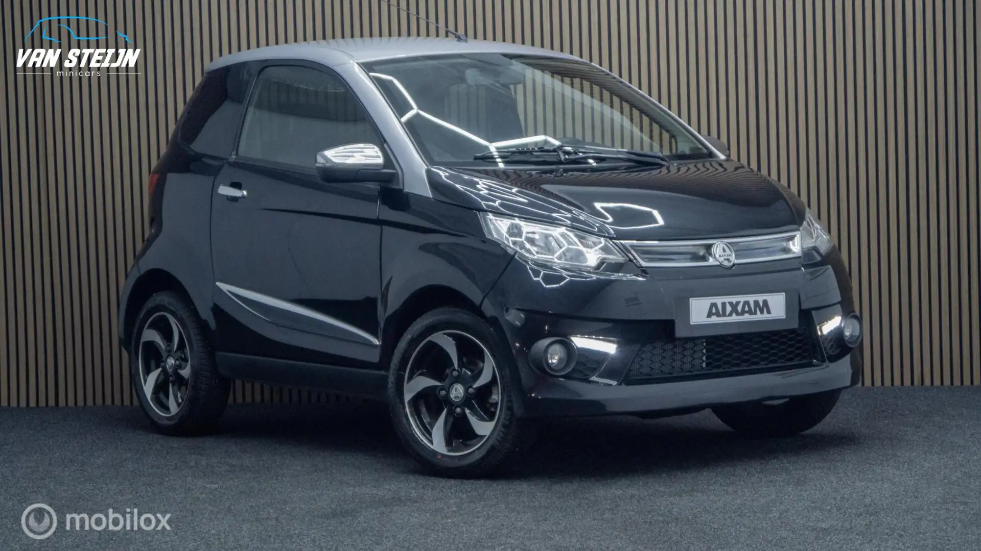 Aixam City Brommobiel Premium |Nieuw Staat|Rijklaar|14dkm Schwarz - 2