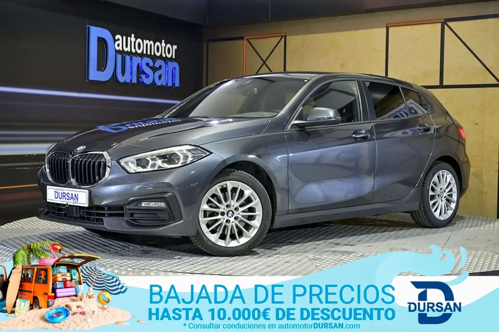 BMW 118 118dA Gris - 1