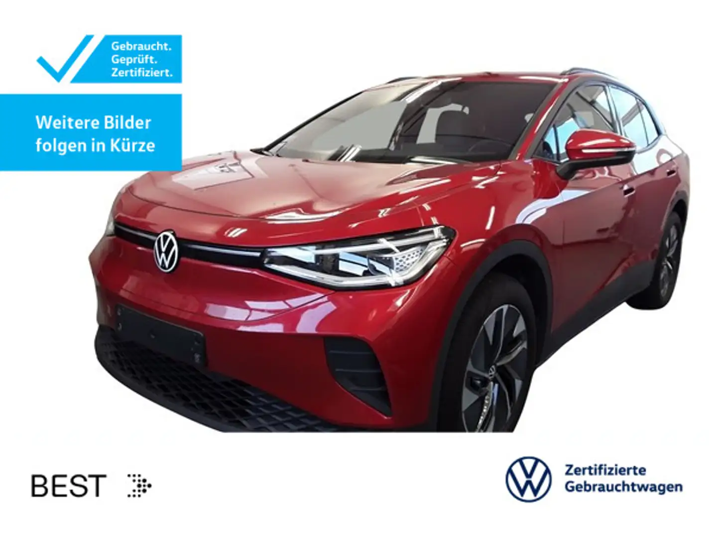 Volkswagen ID.4 Pro*WÄRMEPUMPE*IQ.LIGHT*NAVI*AHK*KAMERA*19Z Rot - 1