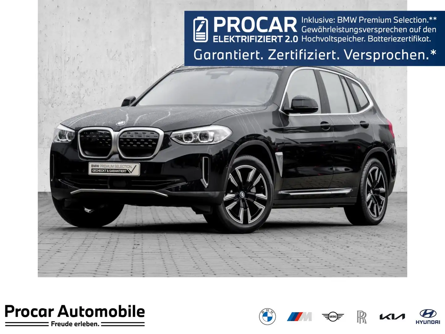 BMW iX3 INSPIRING+AHK+PANO+DA PROF+PA Zwart - 1
