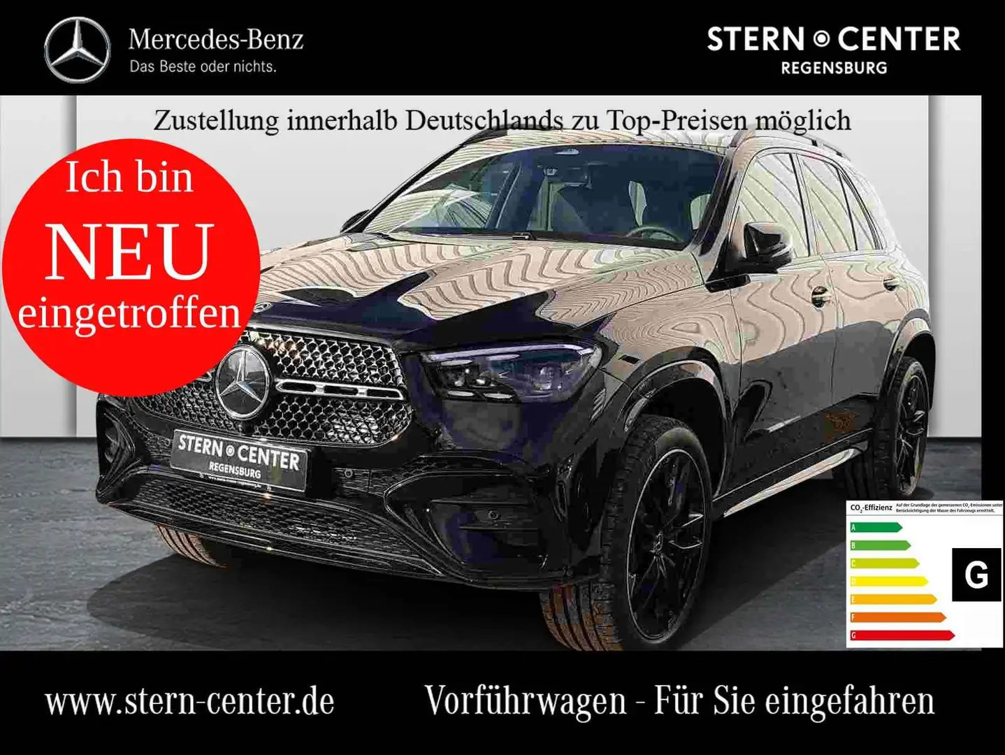 Mercedes-Benz GLE 450 d 4MATIC AMG MBUX Burm MBeam Night LED Schwarz - 1