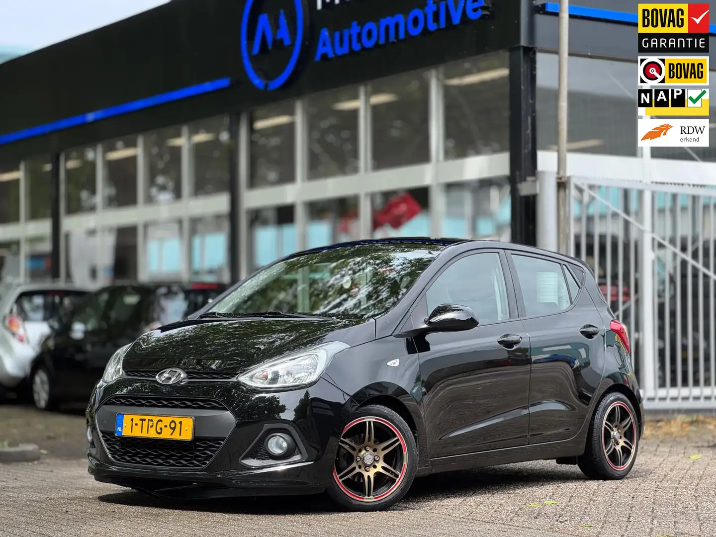 Hyundai i10 1.0i Go! Airco Navi LM velgen Bluetooth 2e eigenaa Noir - 1