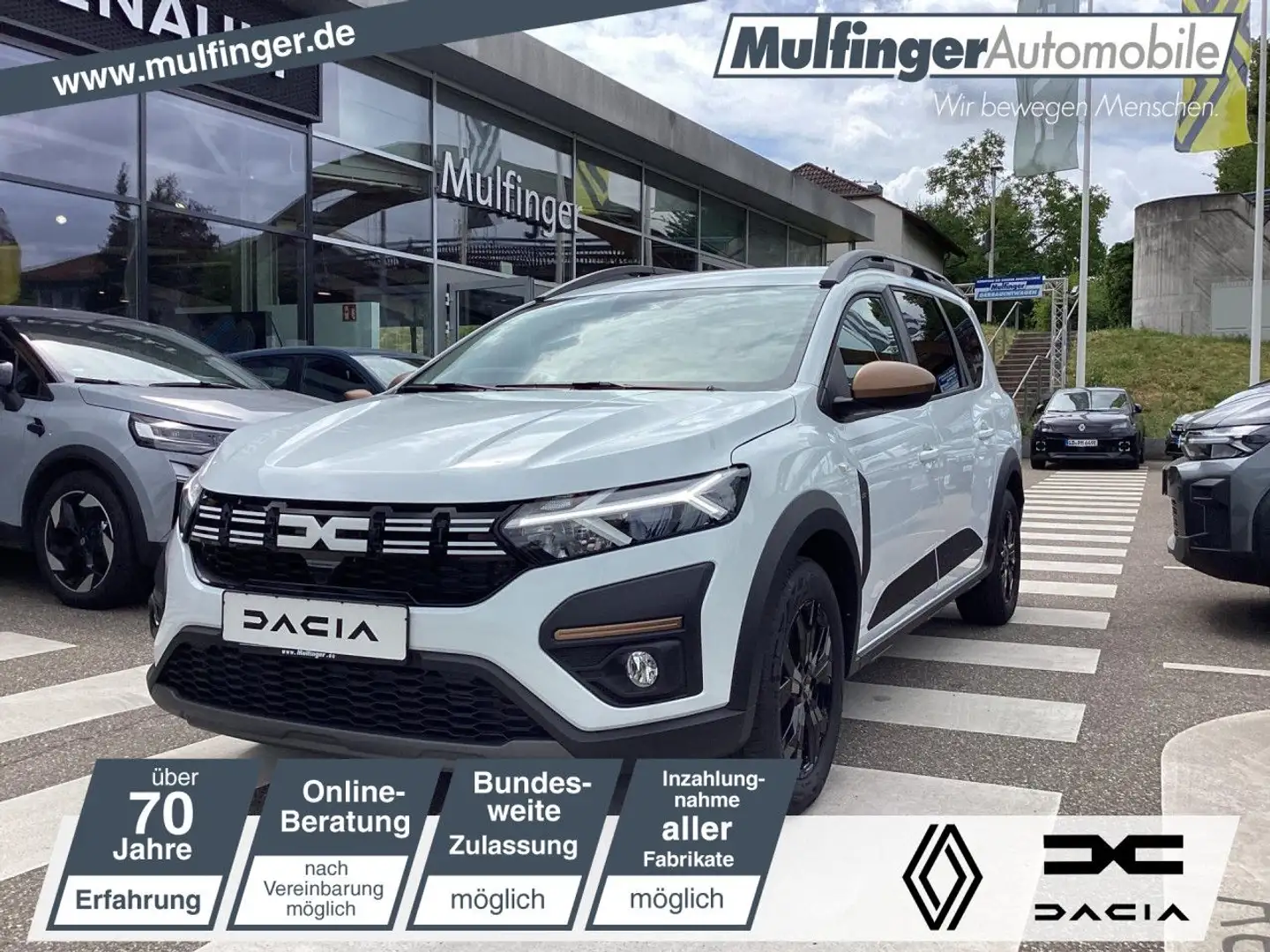 Dacia Jogger Extreme HYBRID 140 EPH SHZ Klima Kamera Bluetooth Weiß - 1