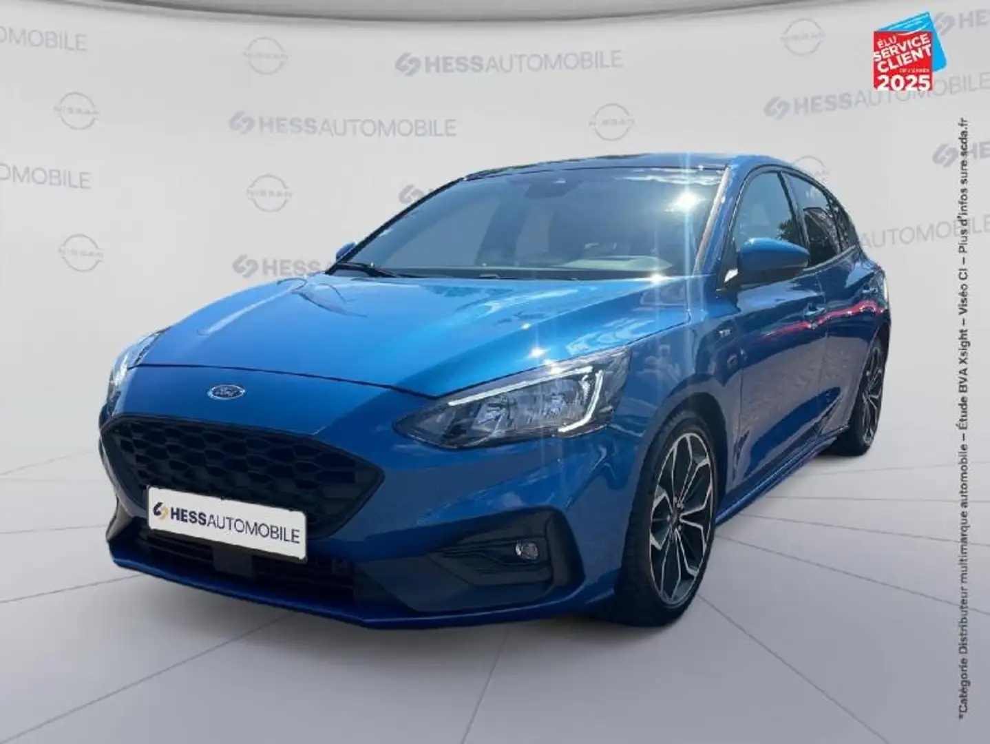 Ford Focus 1.0 EcoBoost 125ch ST-Line 96g Touvrant GPS Bleu - 1
