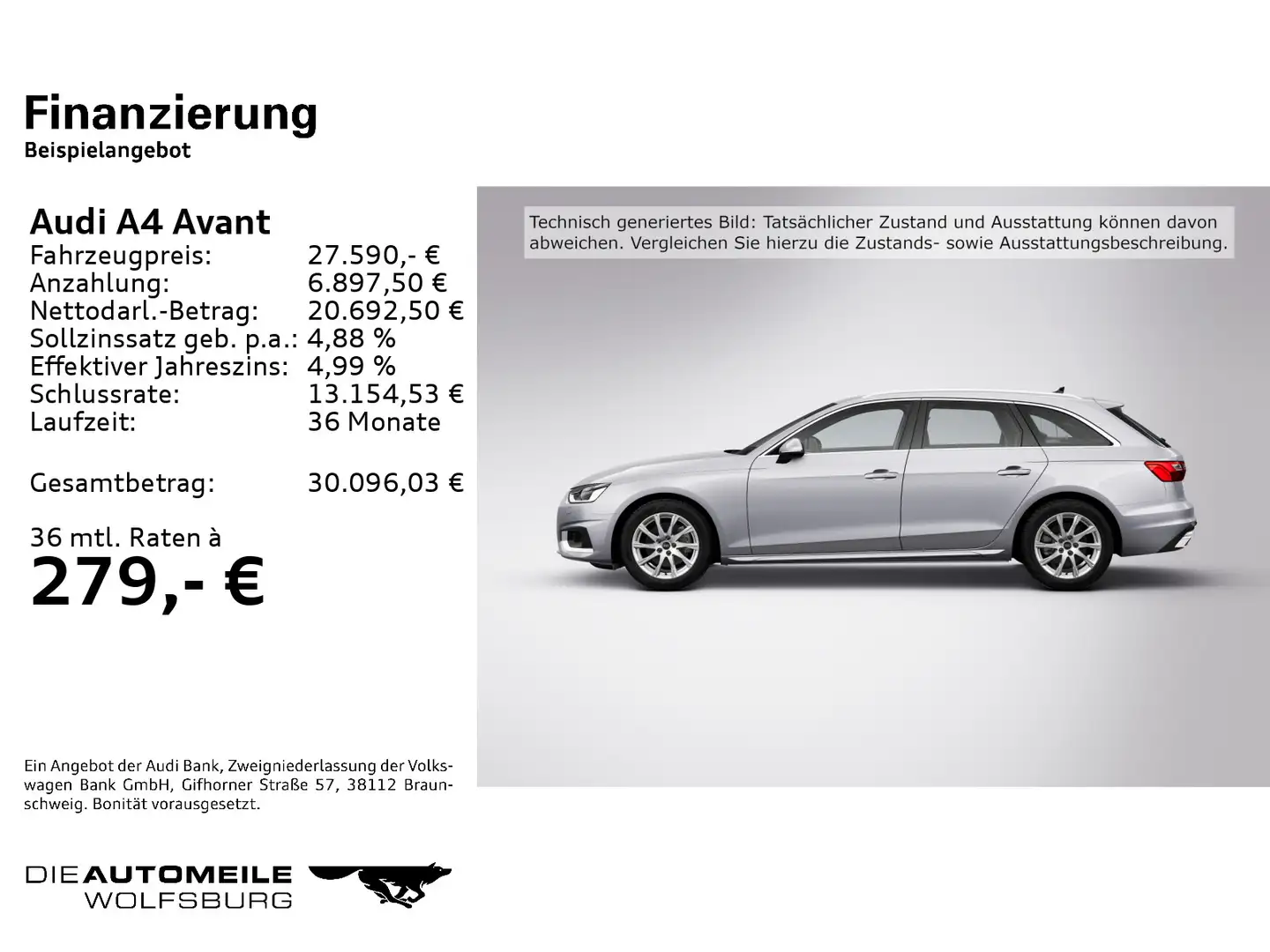 Audi A4 35 TDI S-tronic advanced Navi/Einparkhi Silber - 2