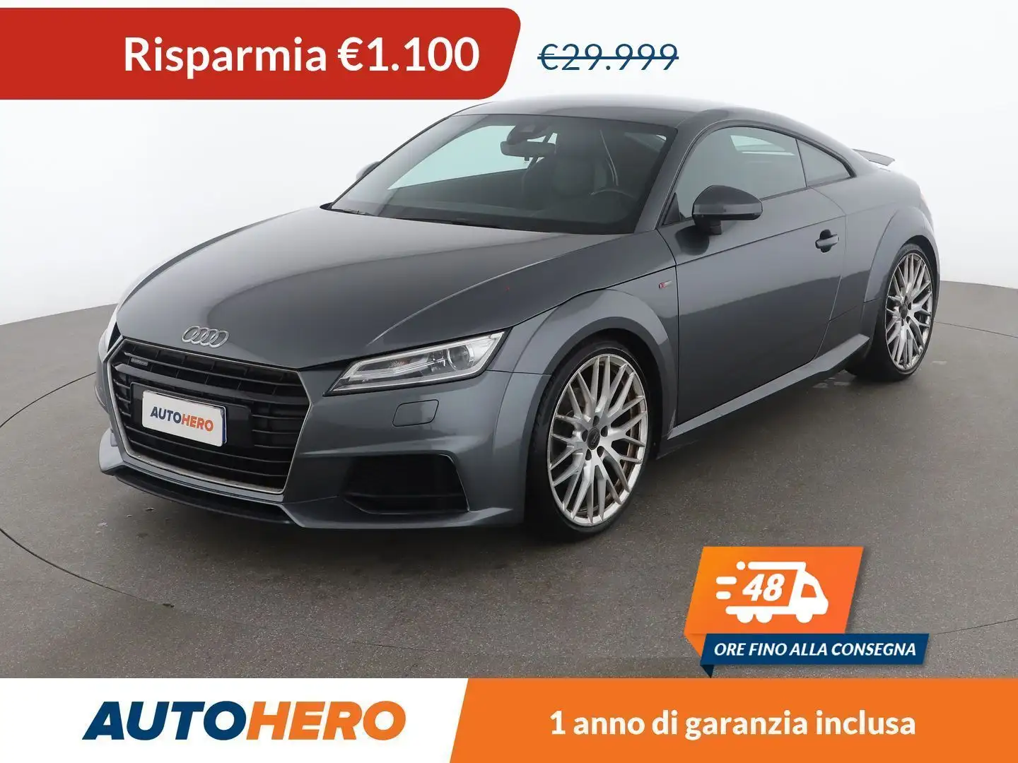 Audi TT 2.0 TFSI Coupe S tronic quattro Grigio - 1