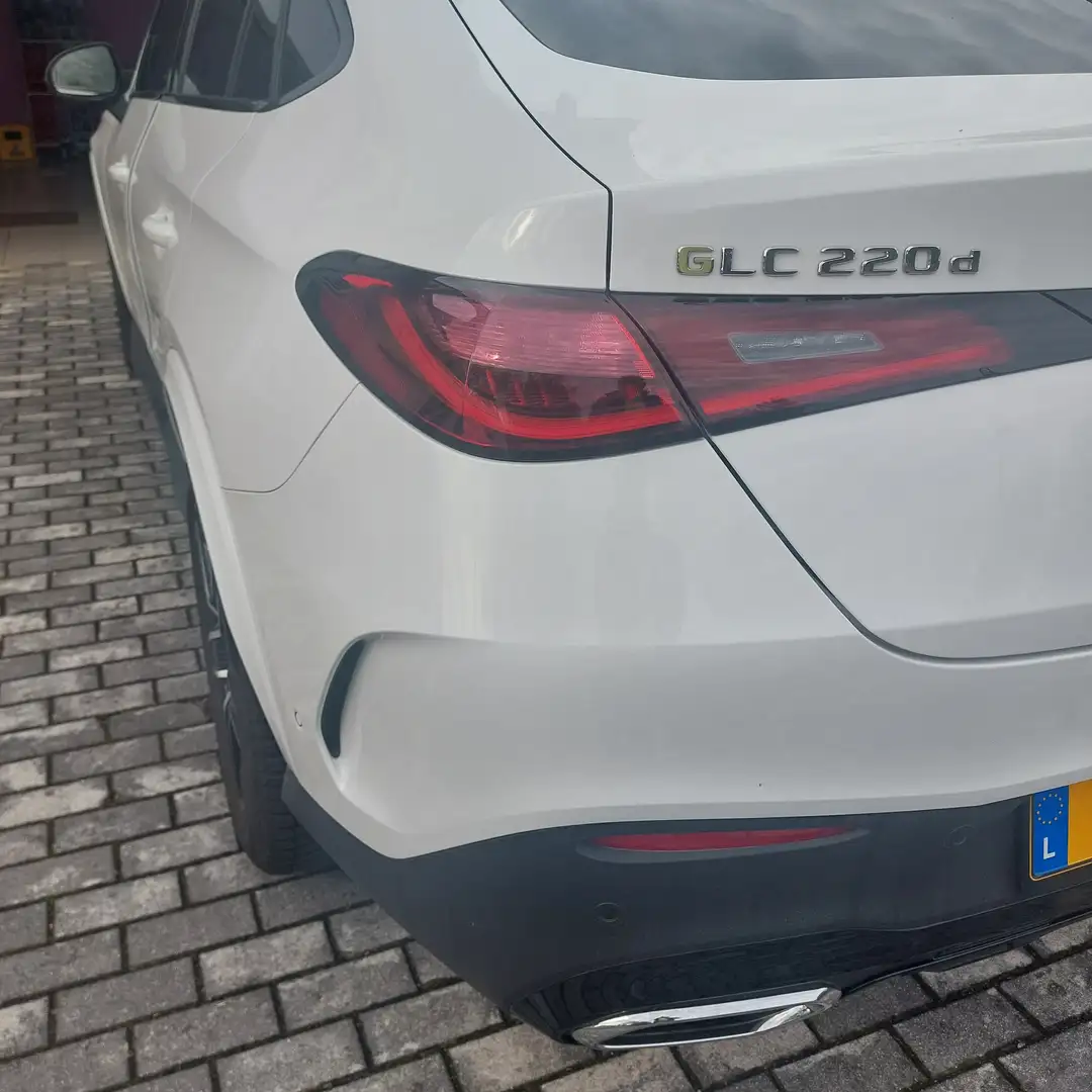 Mercedes-Benz GLC 220 GLC-Coupe 220 d 4Matic 9G-TRONIC Edition AMG Line Blanc - 2