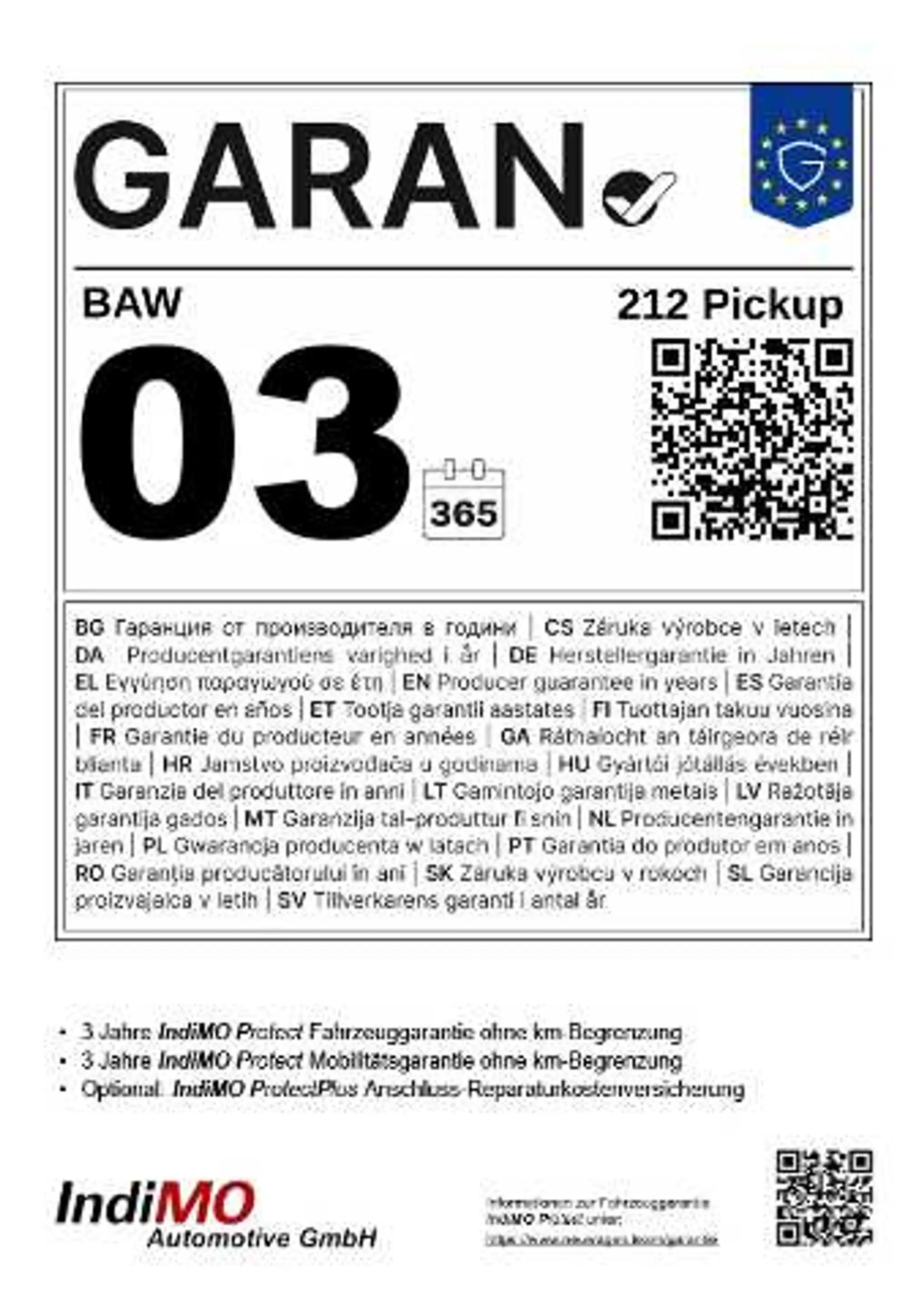 BAW 212 Pickup — photo 2