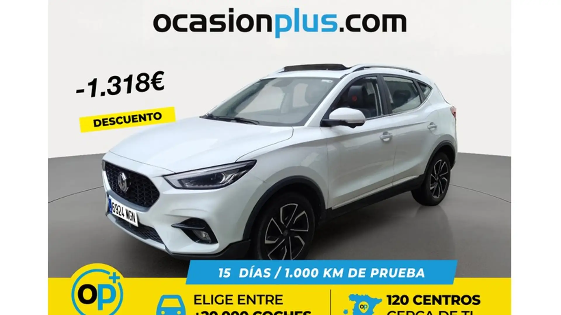 MG ZS 1.0 T-GDI Luxury 82kW Blanc - 1