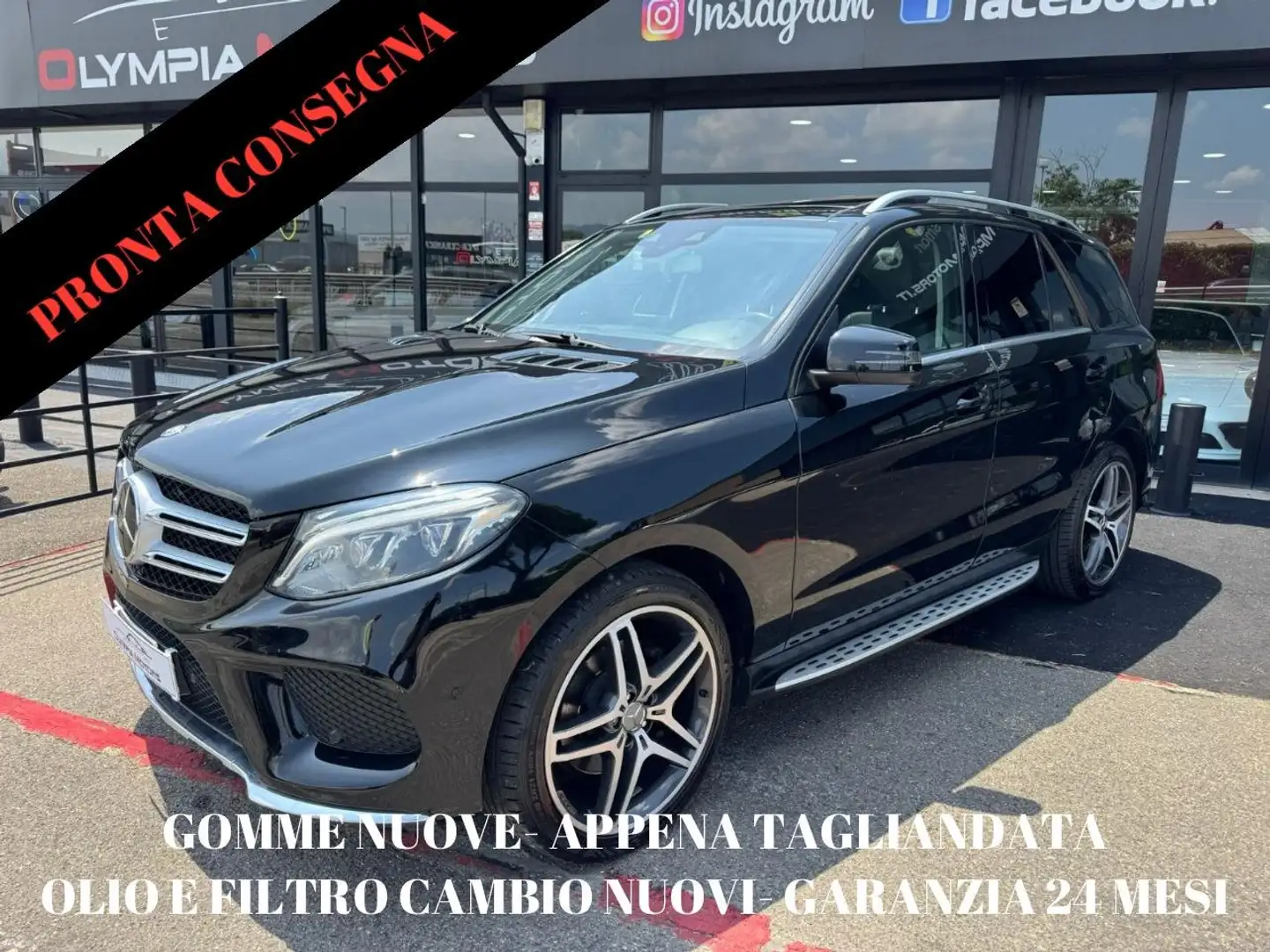 Mercedes-Benz GLE 250 D PREMIUM PLUS 4M TETTO 21 NAVI KAMERA LED Nero - 1
