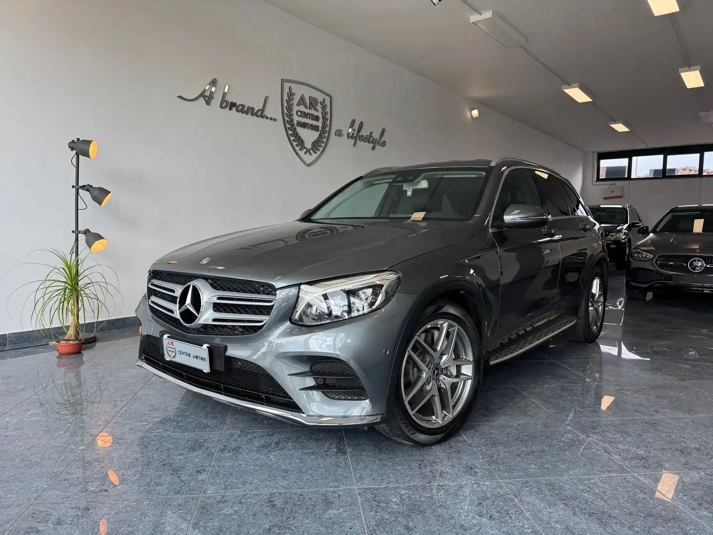Mercedes-Benz GLC 220 d Premium Amg 4matic Pedane Pelle Led Full Opt Gris - 1