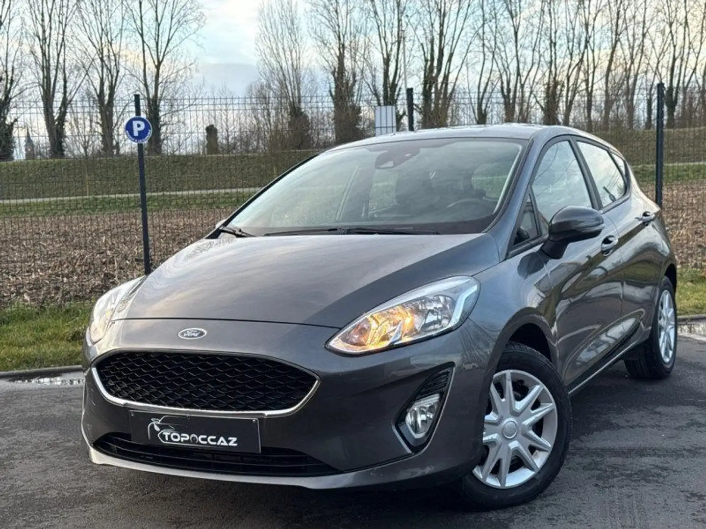 Ford Fiesta 1.1 85CH TREND BUSINESS NAV 5P * 82.000KM * 2019 * GARANTIE Gris - 1