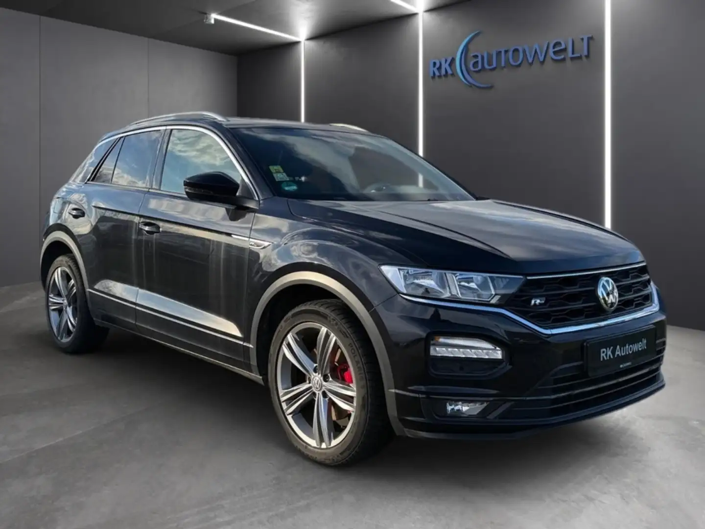 Volkswagen T-Roc 1.5 TSI Sport R-Line El. Panodach Navi ACC Schwarz - 2
