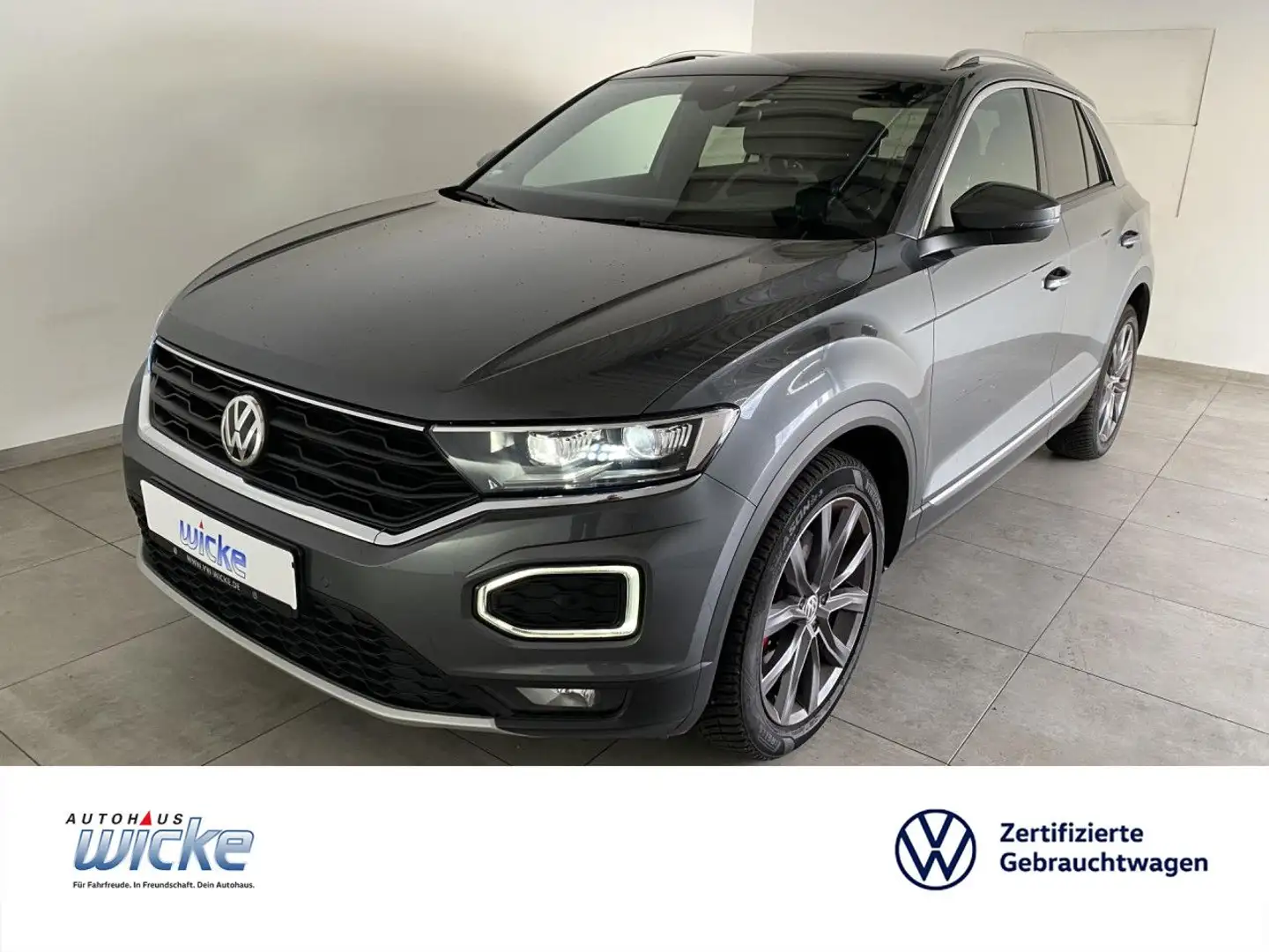 Volkswagen T-Roc Sport LED NAVI ACTIVE INFO BLIND SPOT Klima Grey - 1