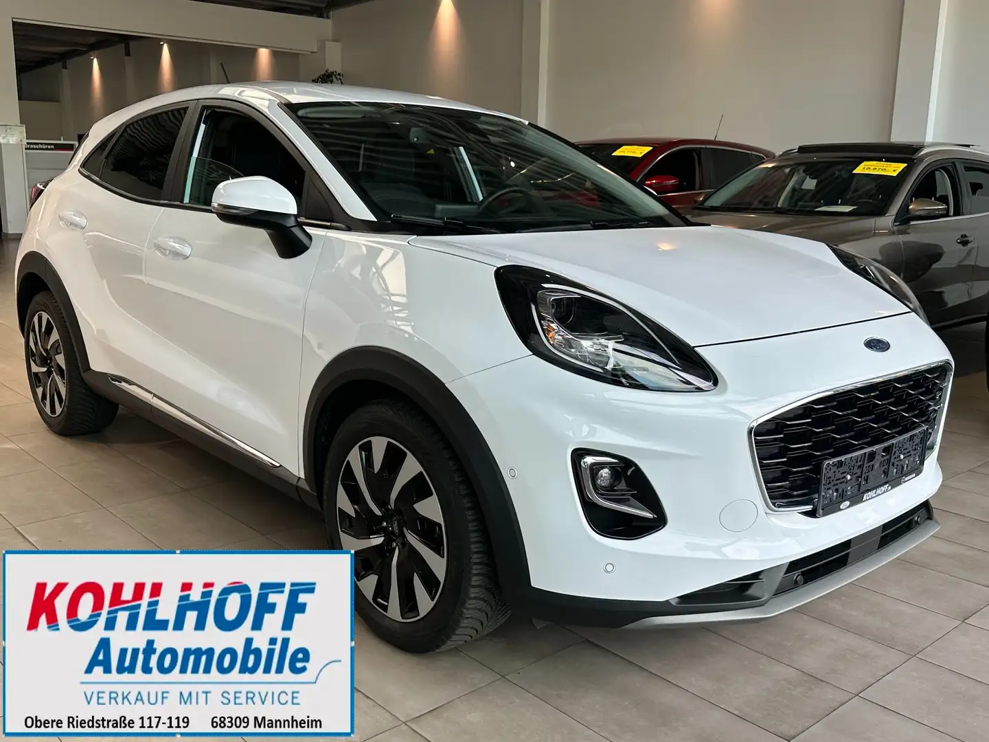 Ford Puma Titanium 125PS Navi Winter CarPlay Kamera Klima Blanc - 1