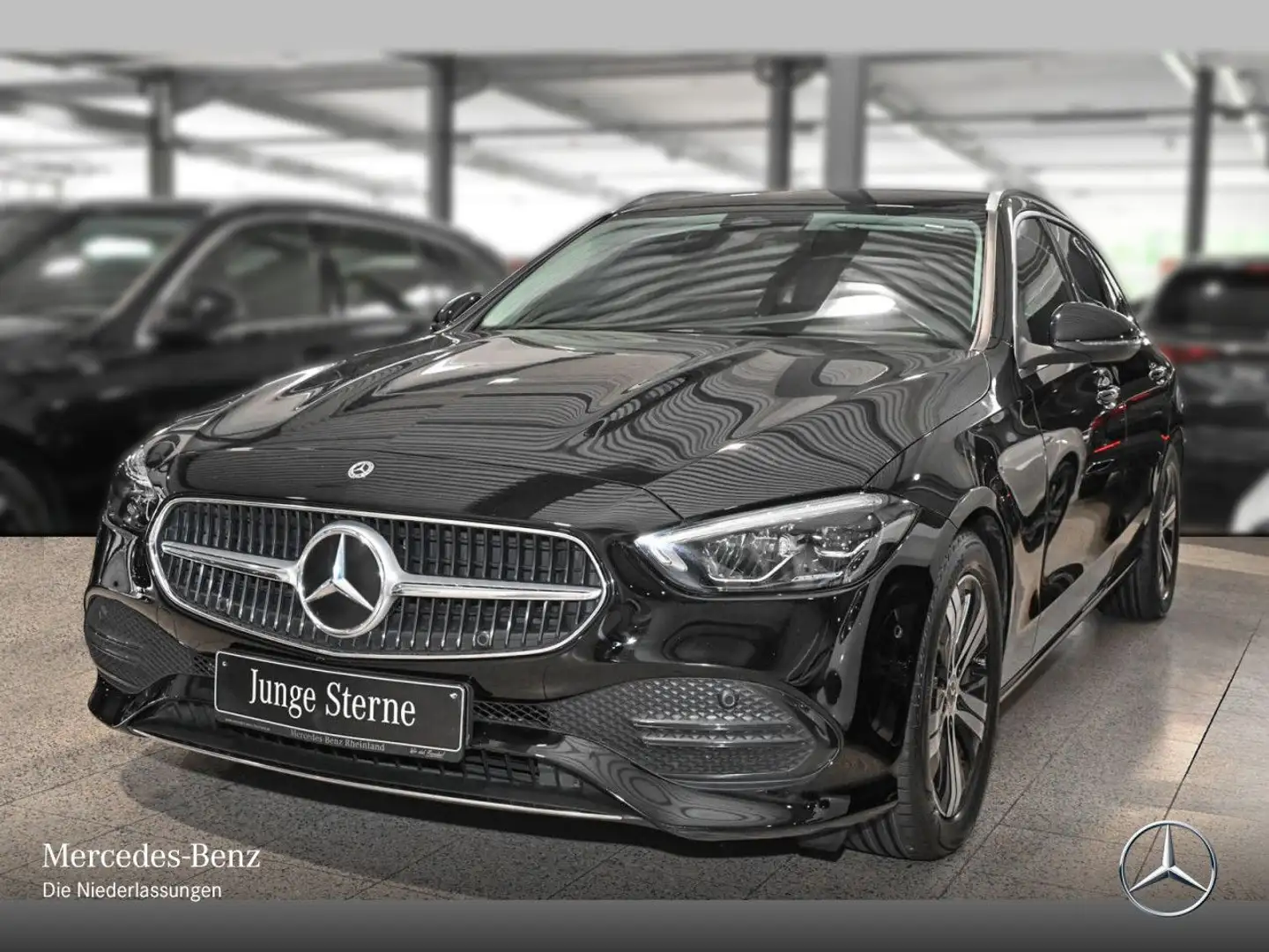 Mercedes-Benz C 200 d T AVANTG+LED+KAMERA+TOTW+KEYLESS+9G Schwarz - 2