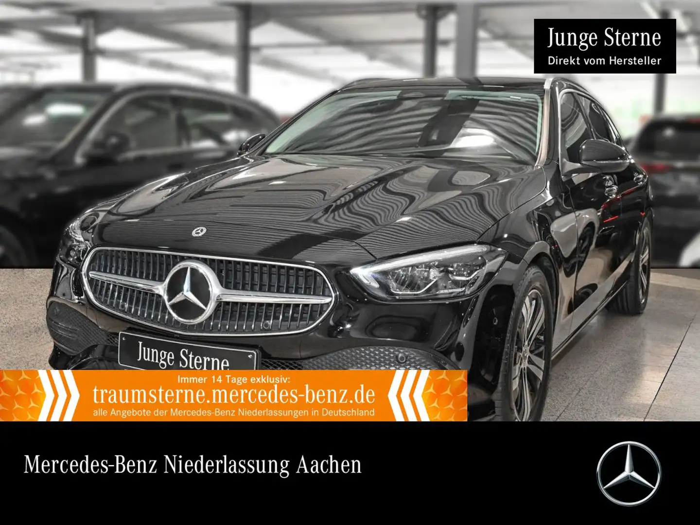 Mercedes-Benz C 200 d T AVANTG+LED+KAMERA+TOTW+KEYLESS+9G Schwarz - 1